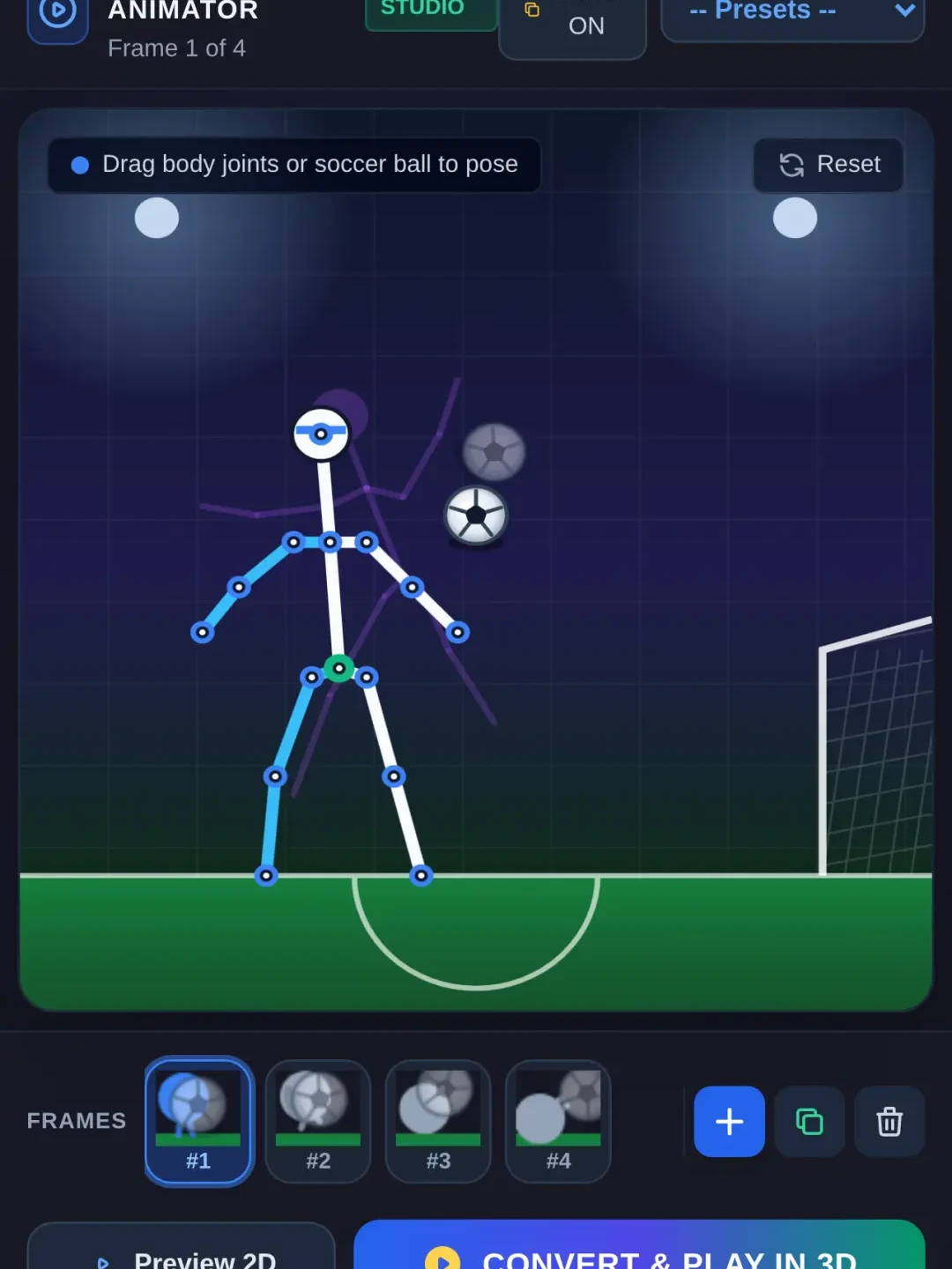 2D to 3D Soccer Animator cover
