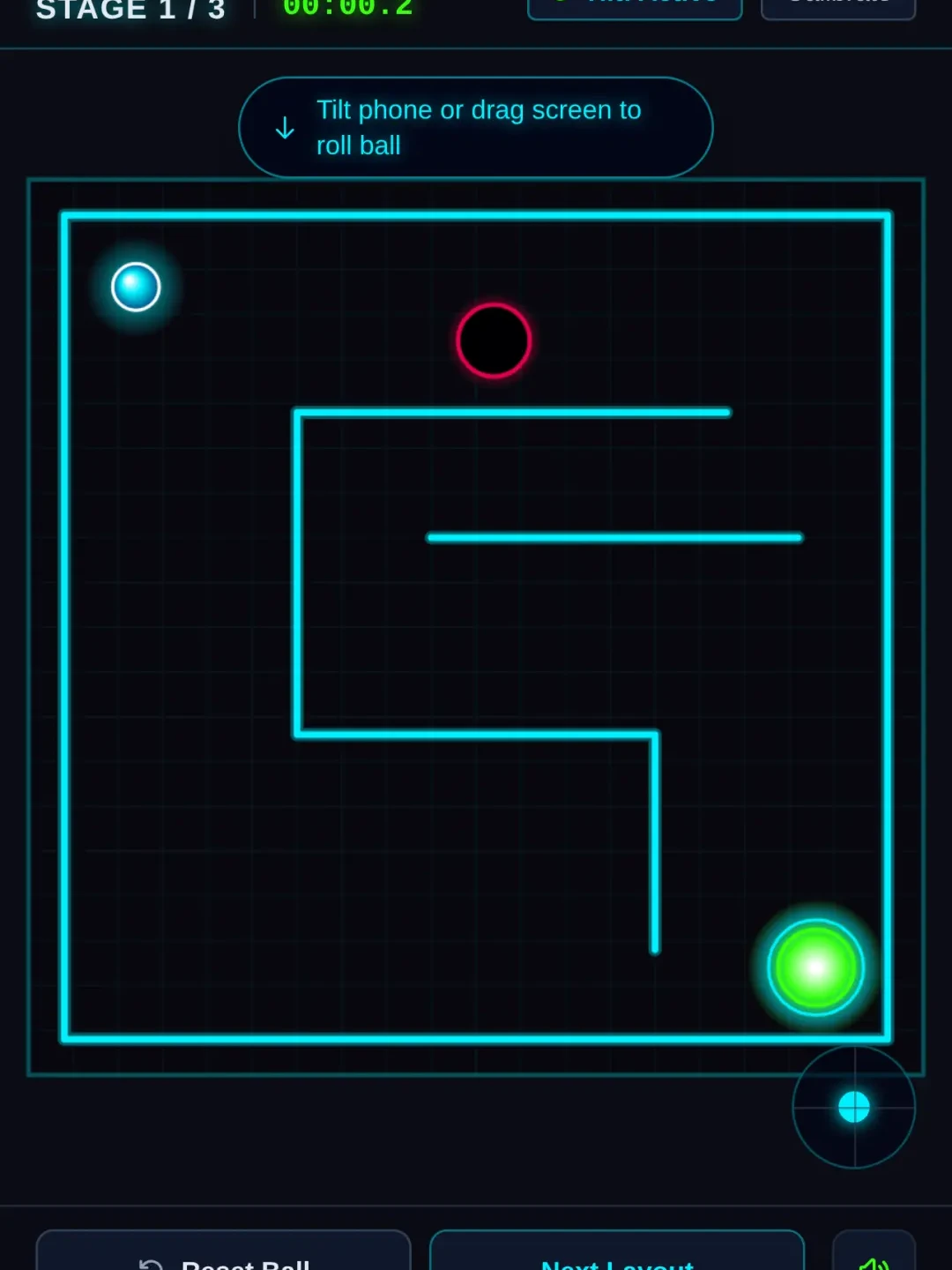 Neon Tilt Maze cover