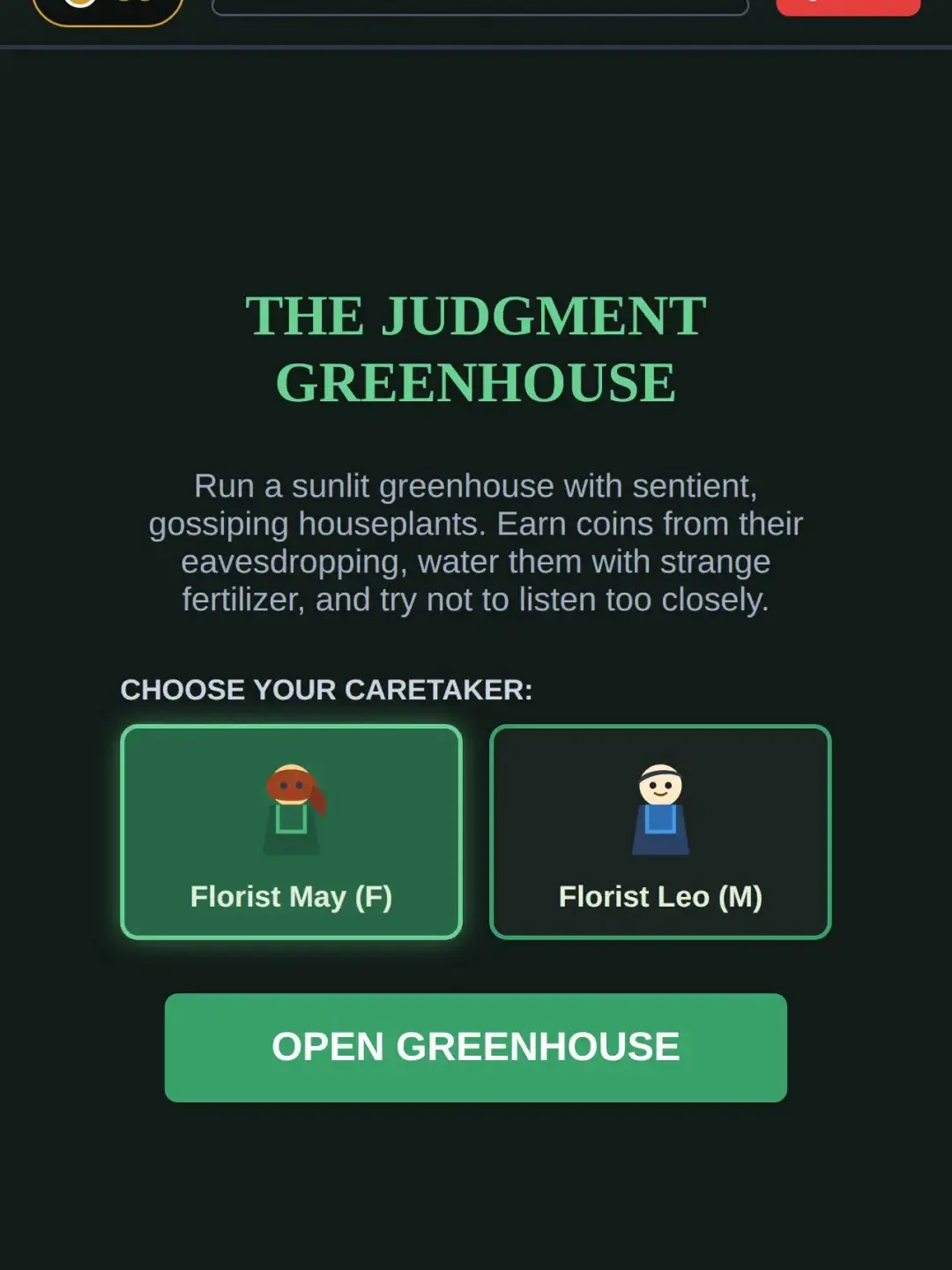 The Judgment Greenhouse (demo) cover