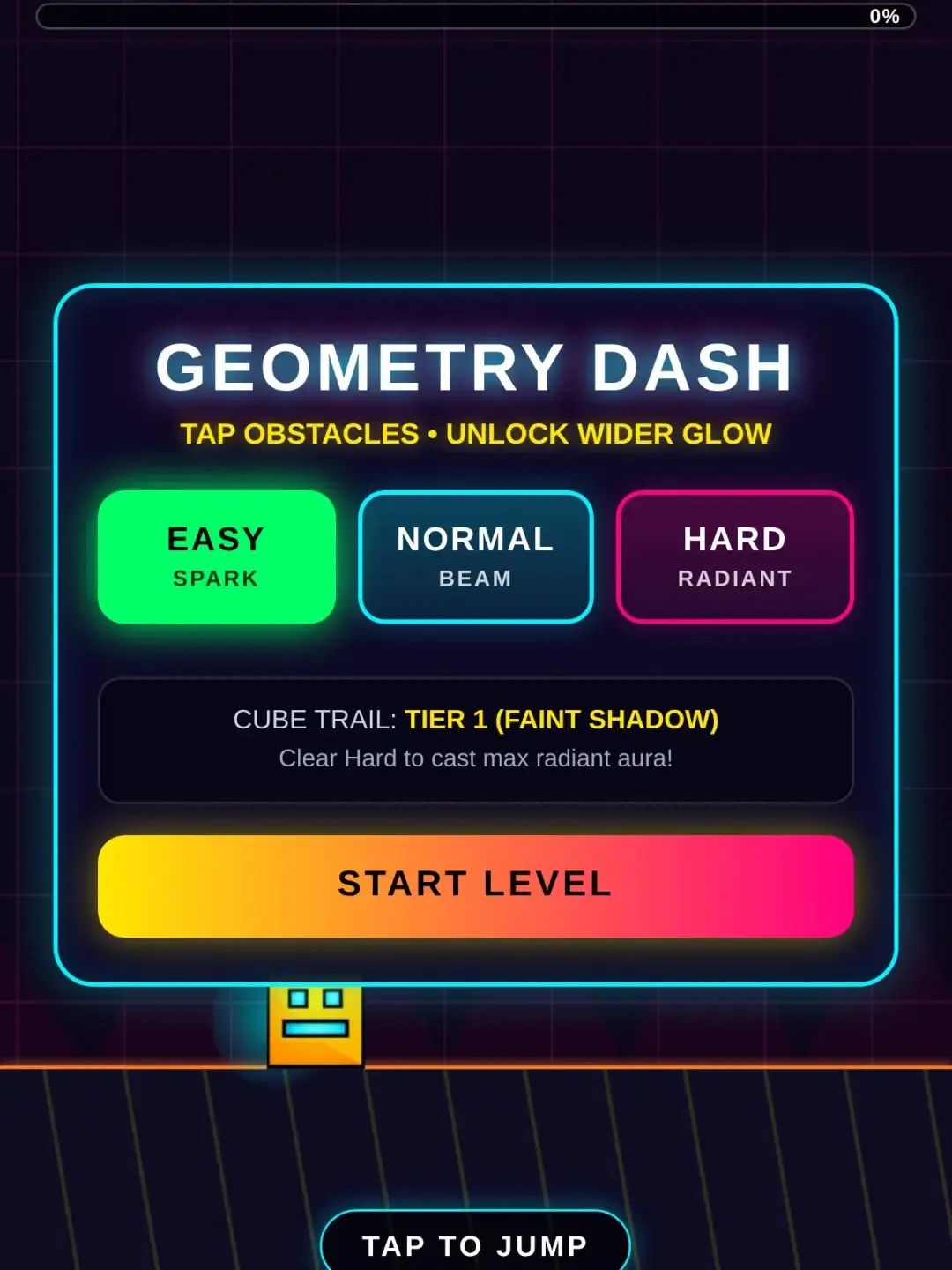 Geometry Dash - Neon Trails cover