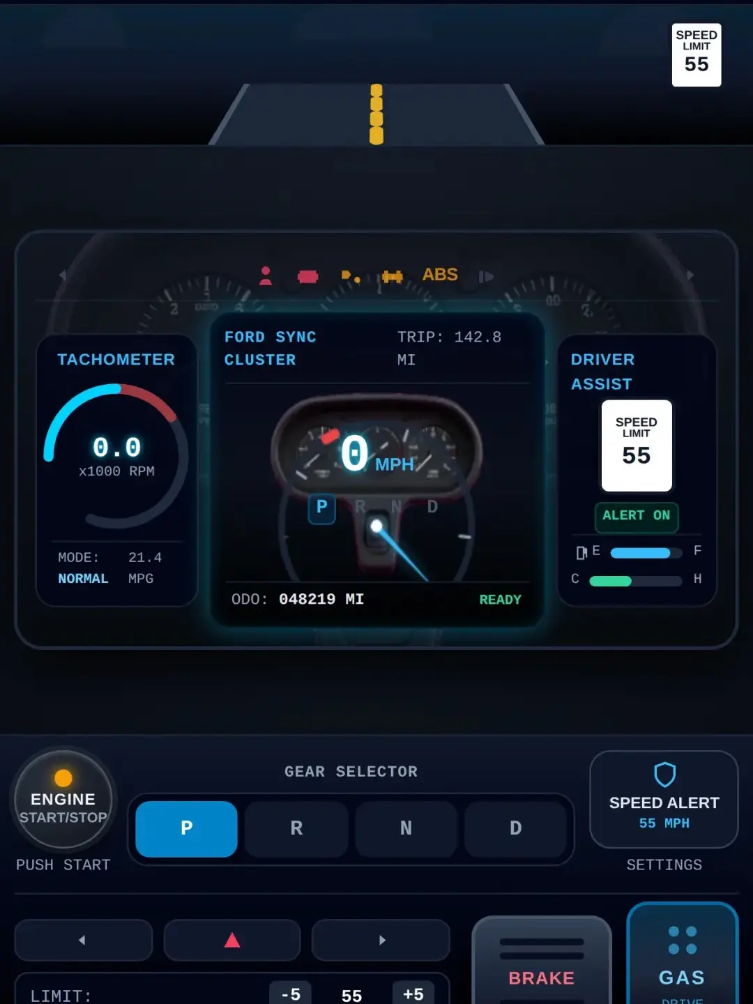 2019 Ford Explorer Dashboard & Speedometer Simulator cover