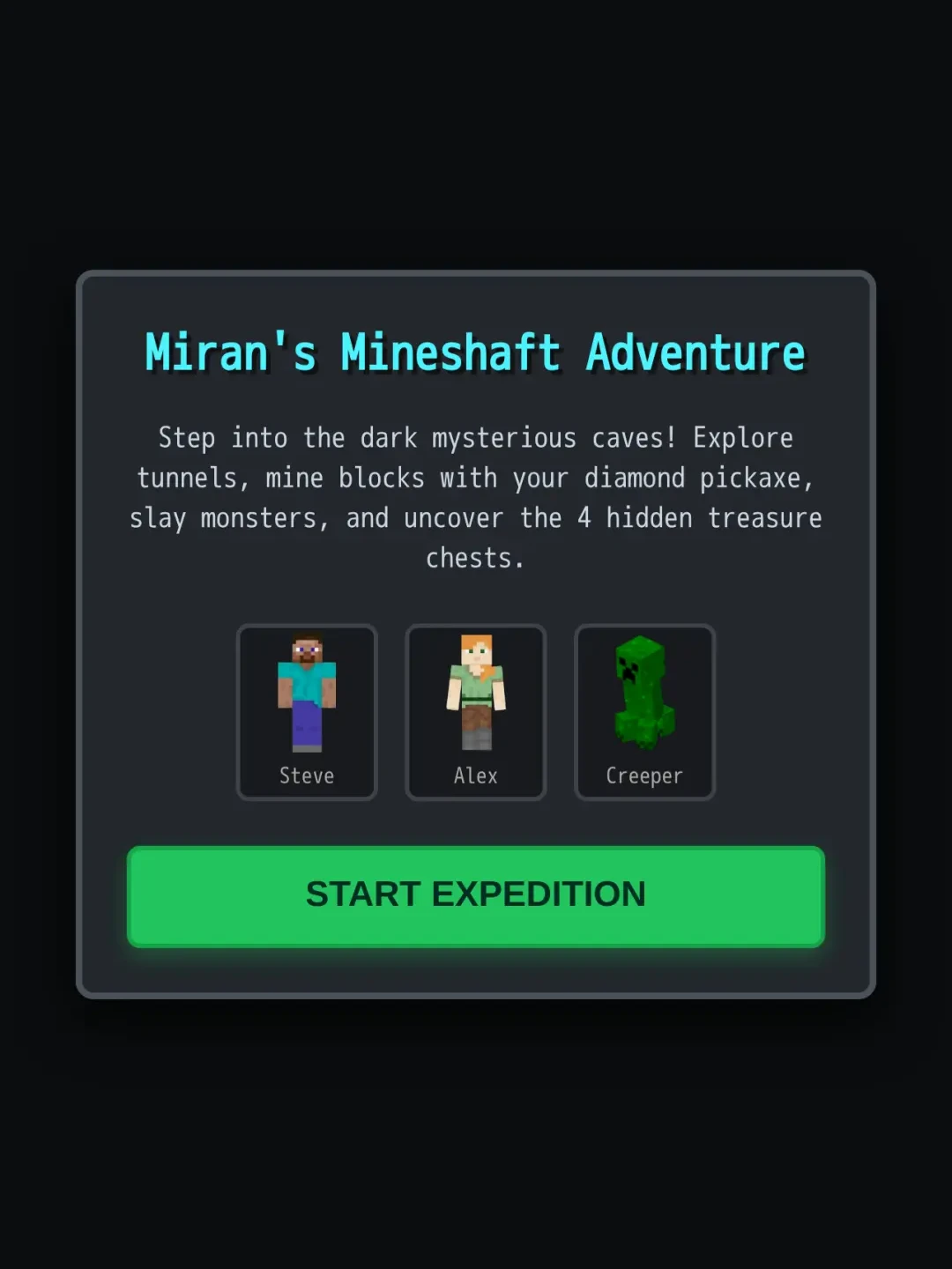 Miran's Mineshaft Adventure cover