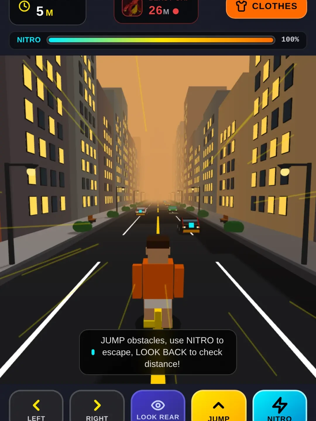 3D Monster Chase: City Runner cover