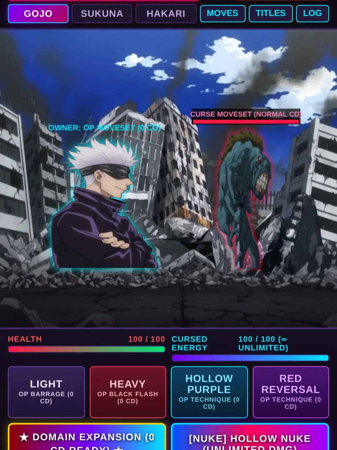 Jujutsu Sorcery: Domain Battles cover
