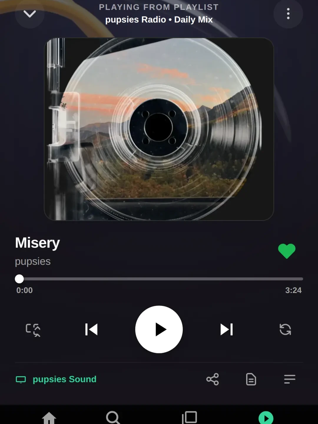 Spotify - misery by pupsies cover