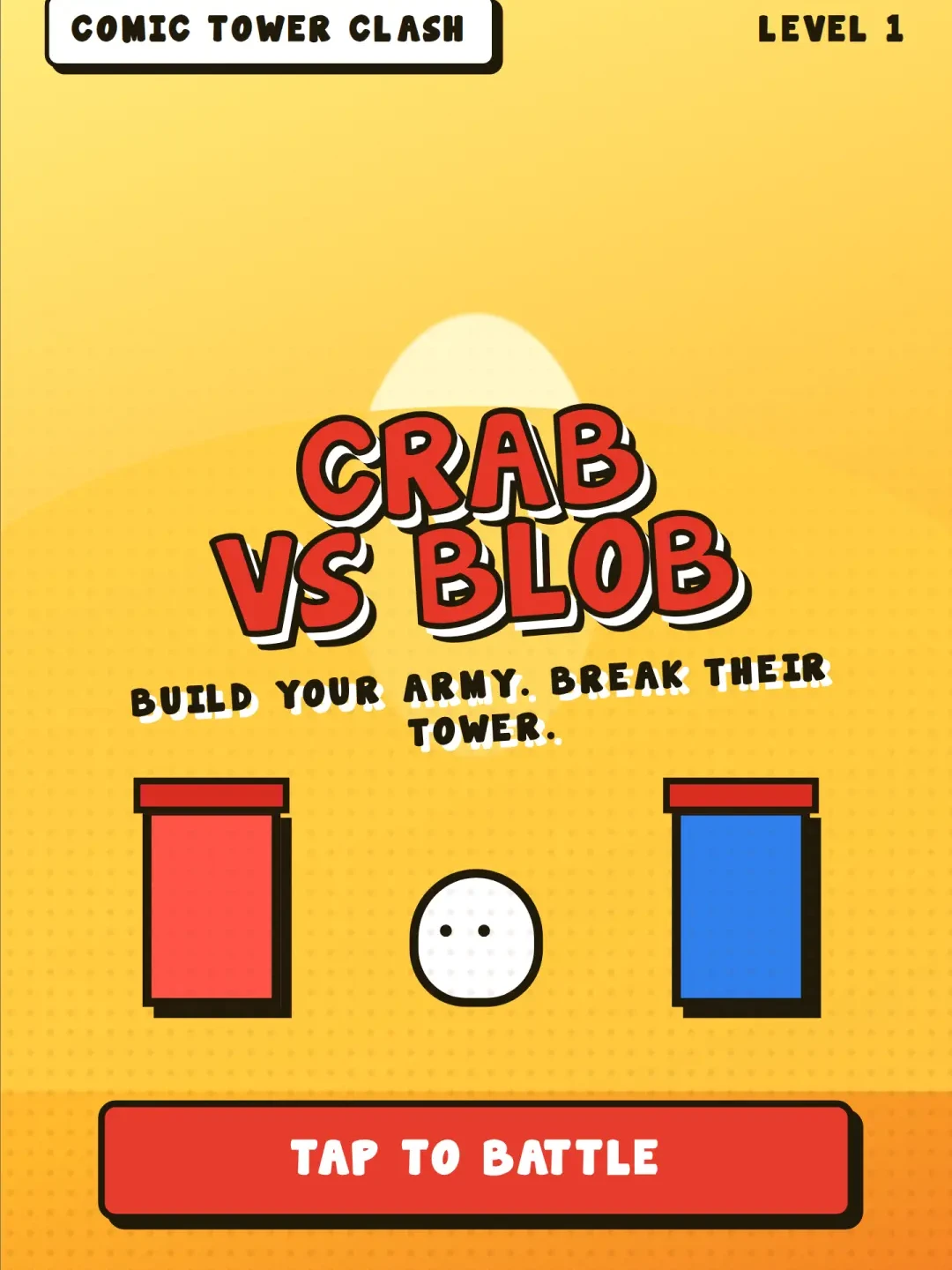 Crab vs Blob: Comic Tower Clash