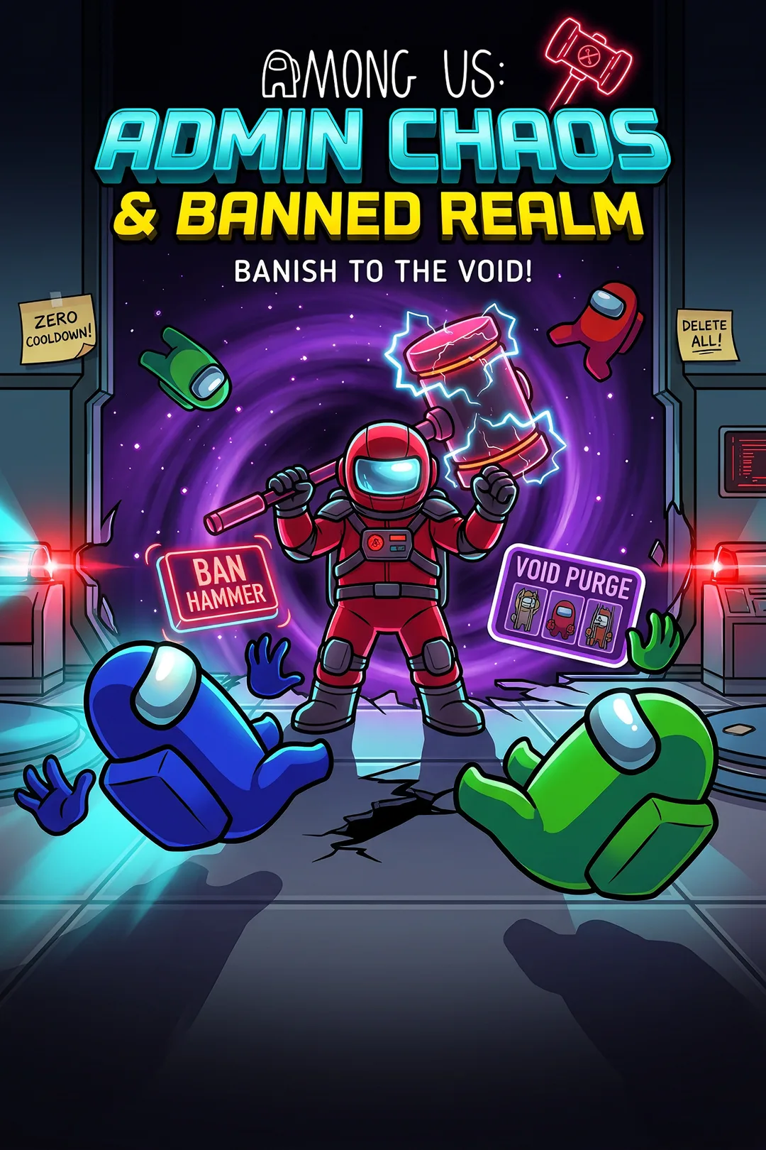 Among Us: Admin Chaos & Banned Realm