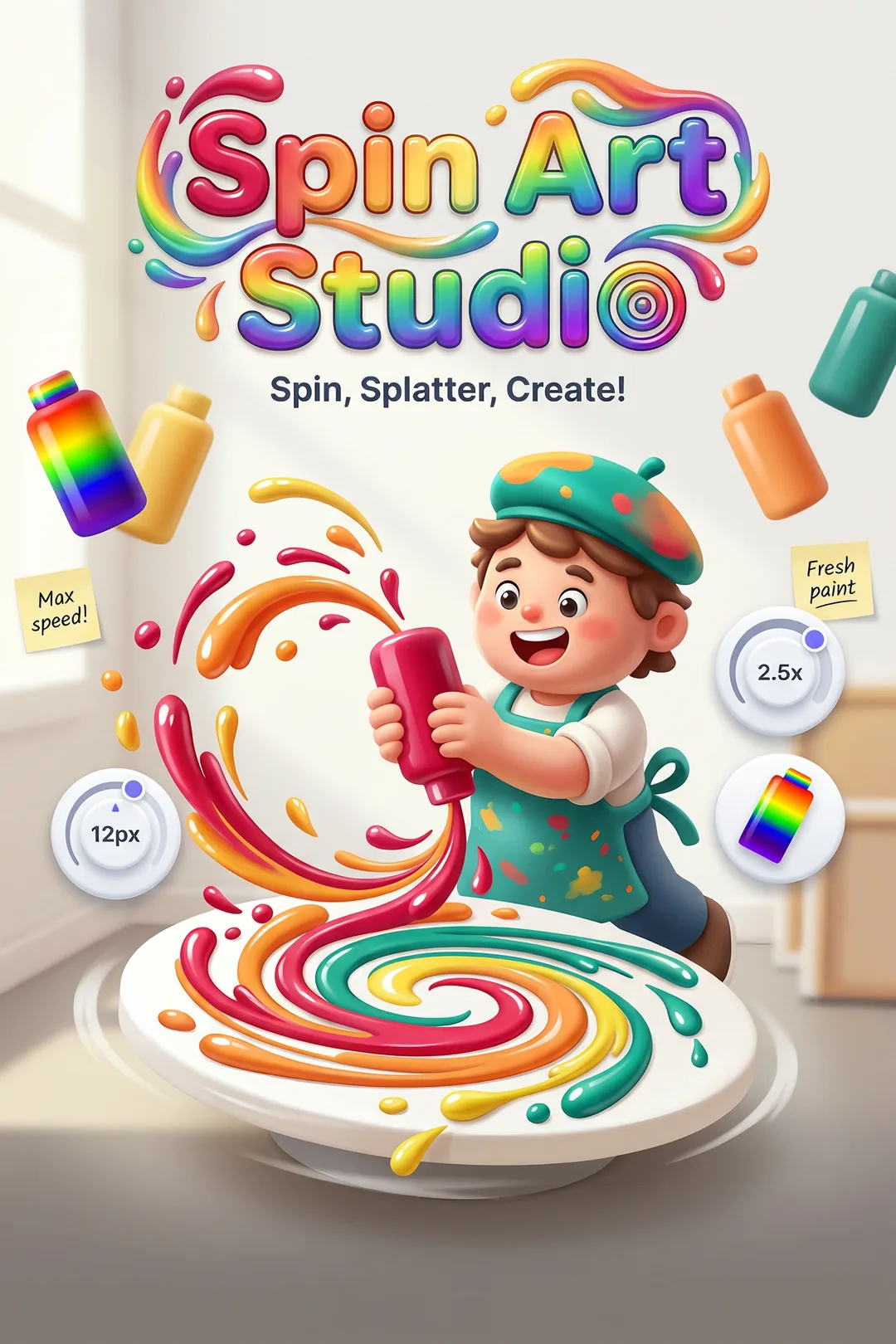 Spin Art Studio