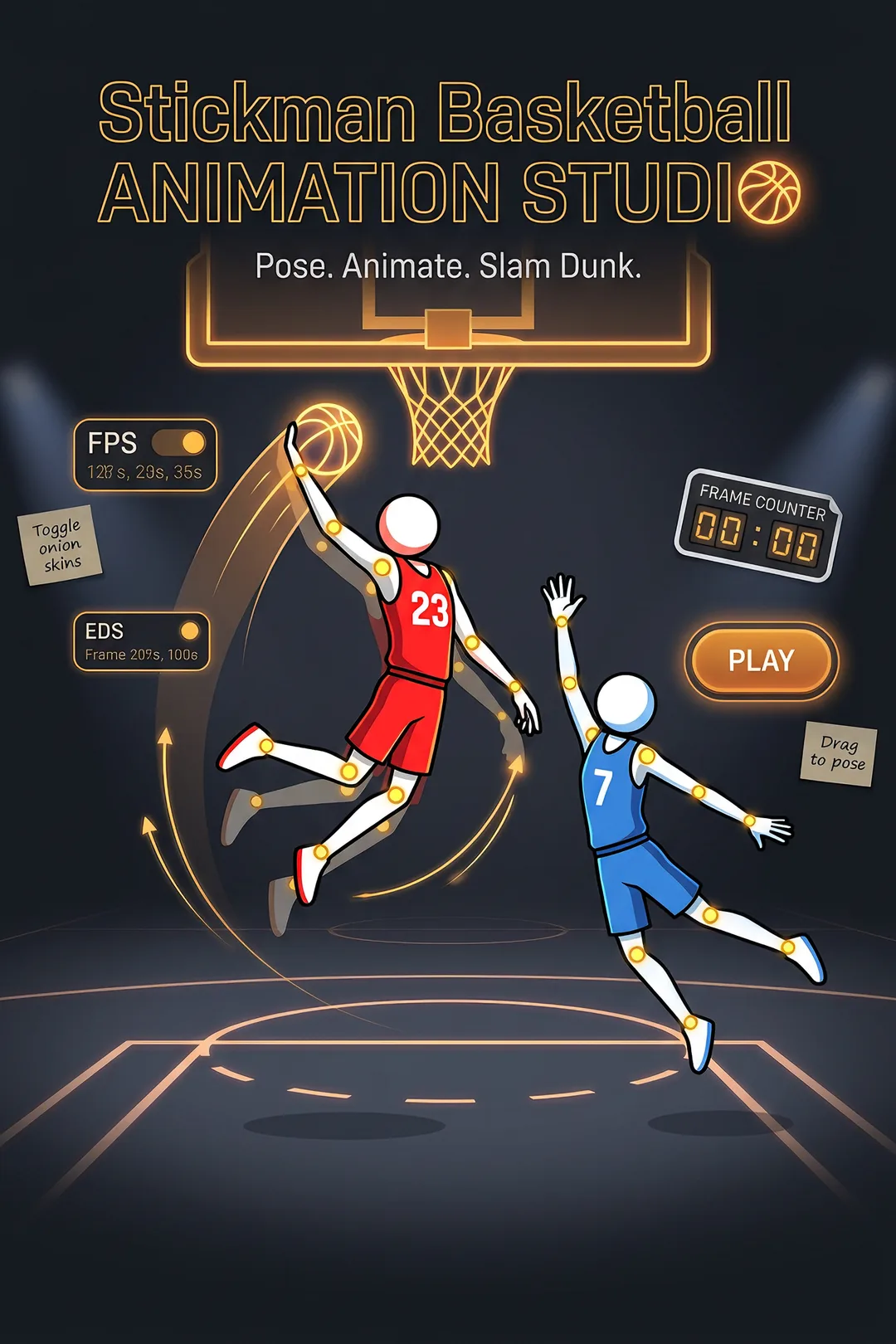 Stickman Basketball Animation Studio