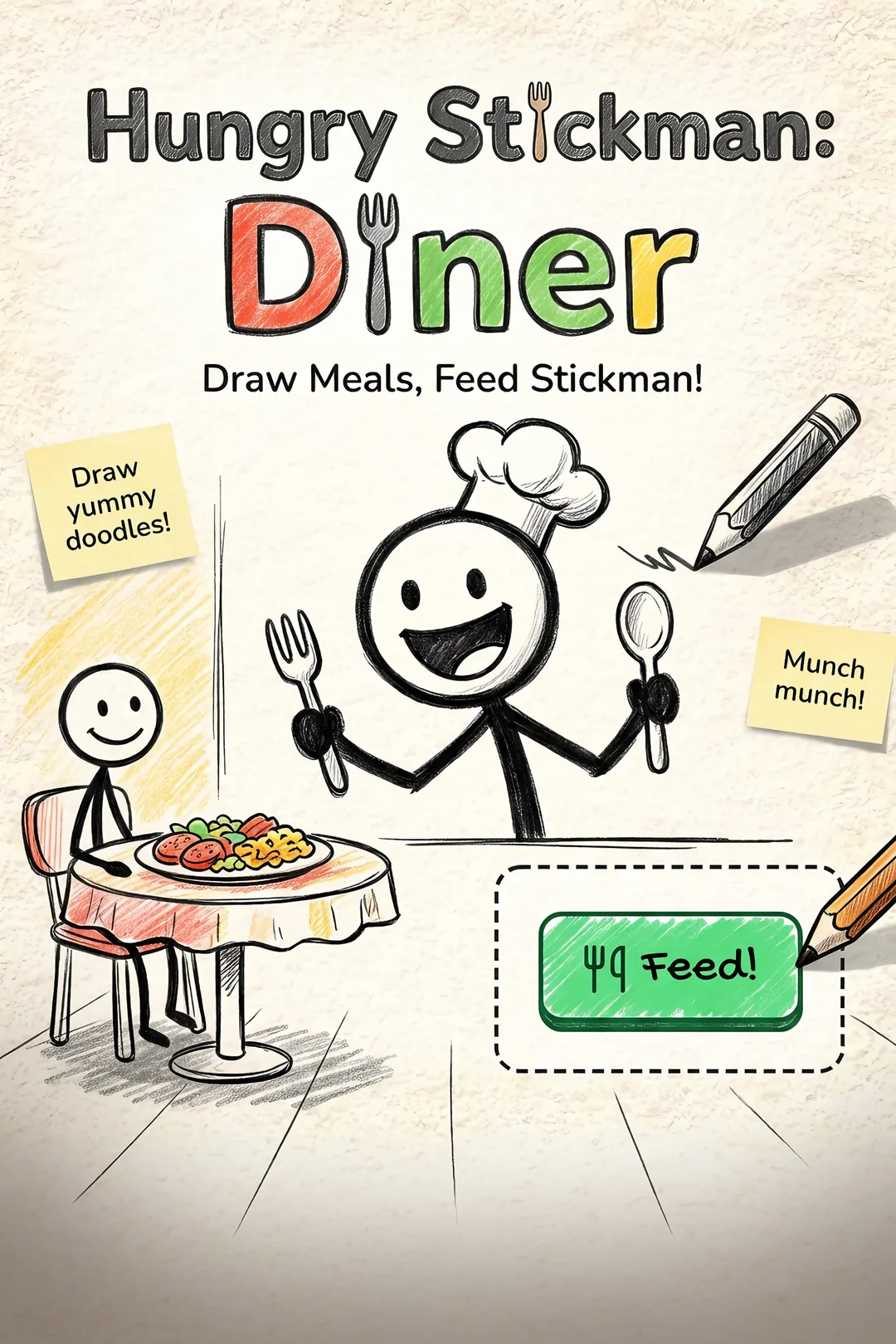 Hungry Stickman:  Diner