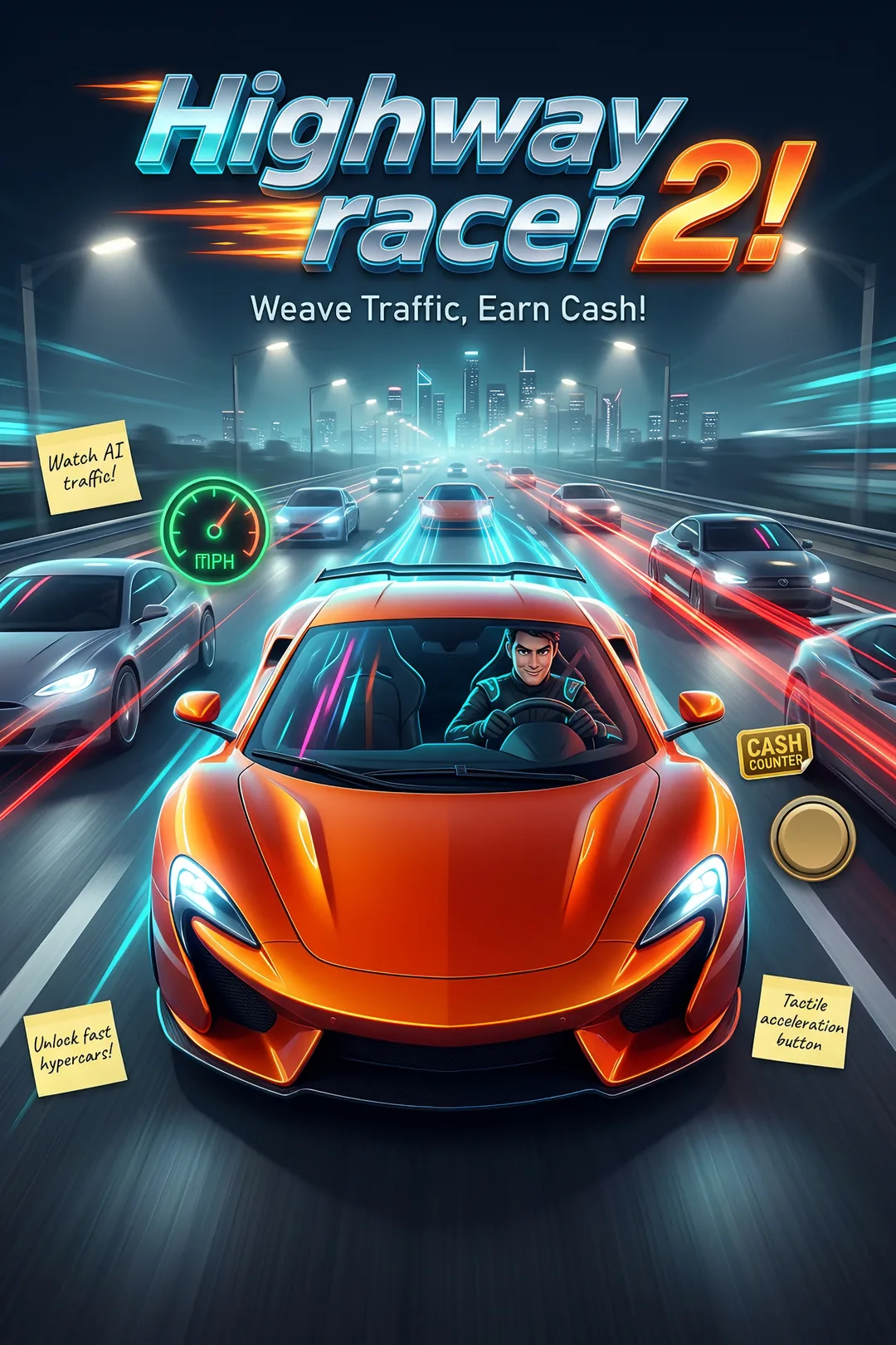 Highway racer 2! #car #racing #simulator