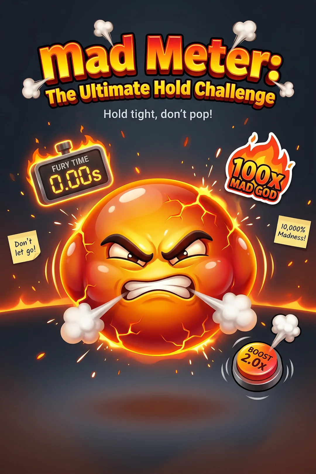 mad Meter: The Ultimate Hold Challenge #viral #cool #real #fun #crazy