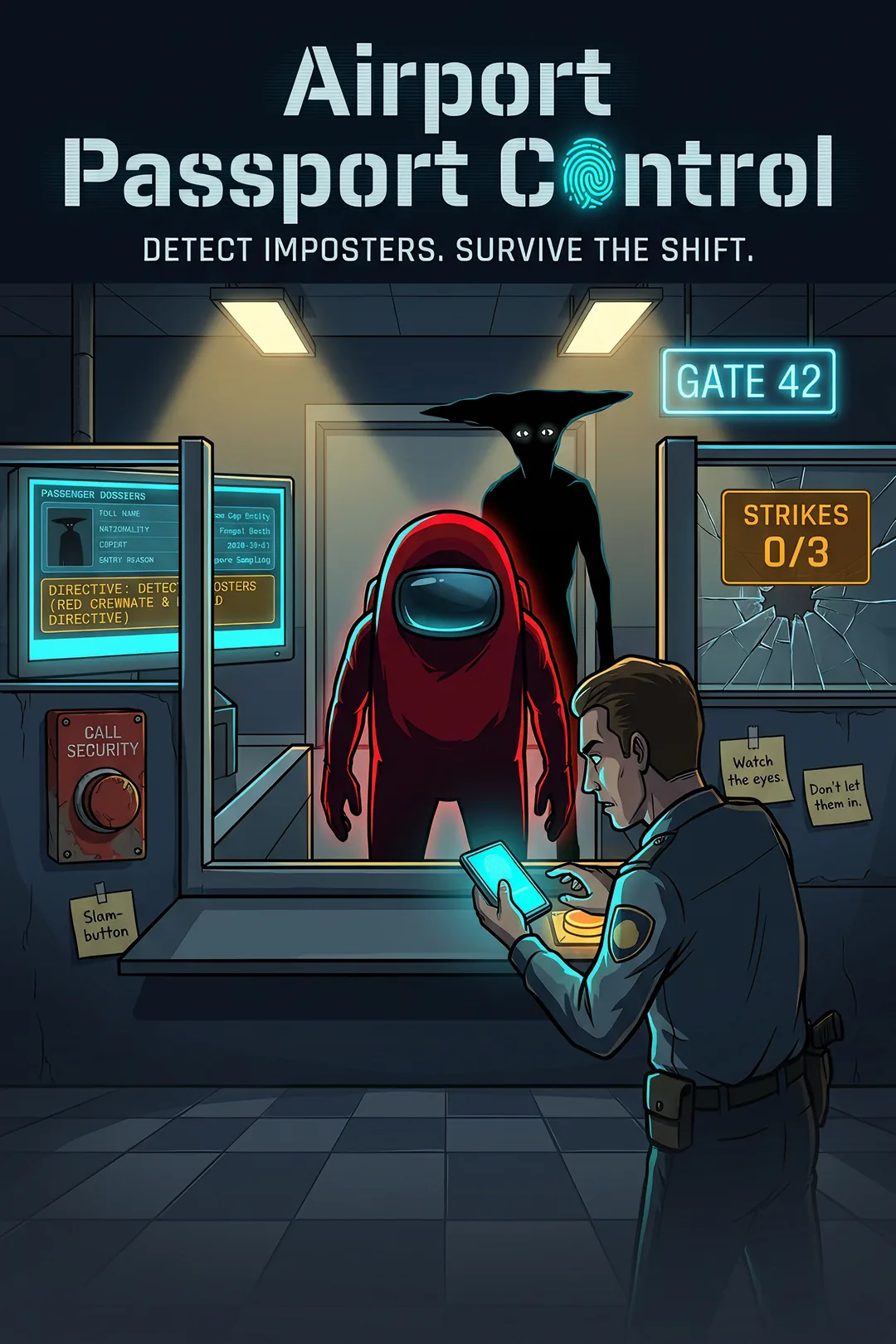 Airport Passport Control #pass #fun #cool