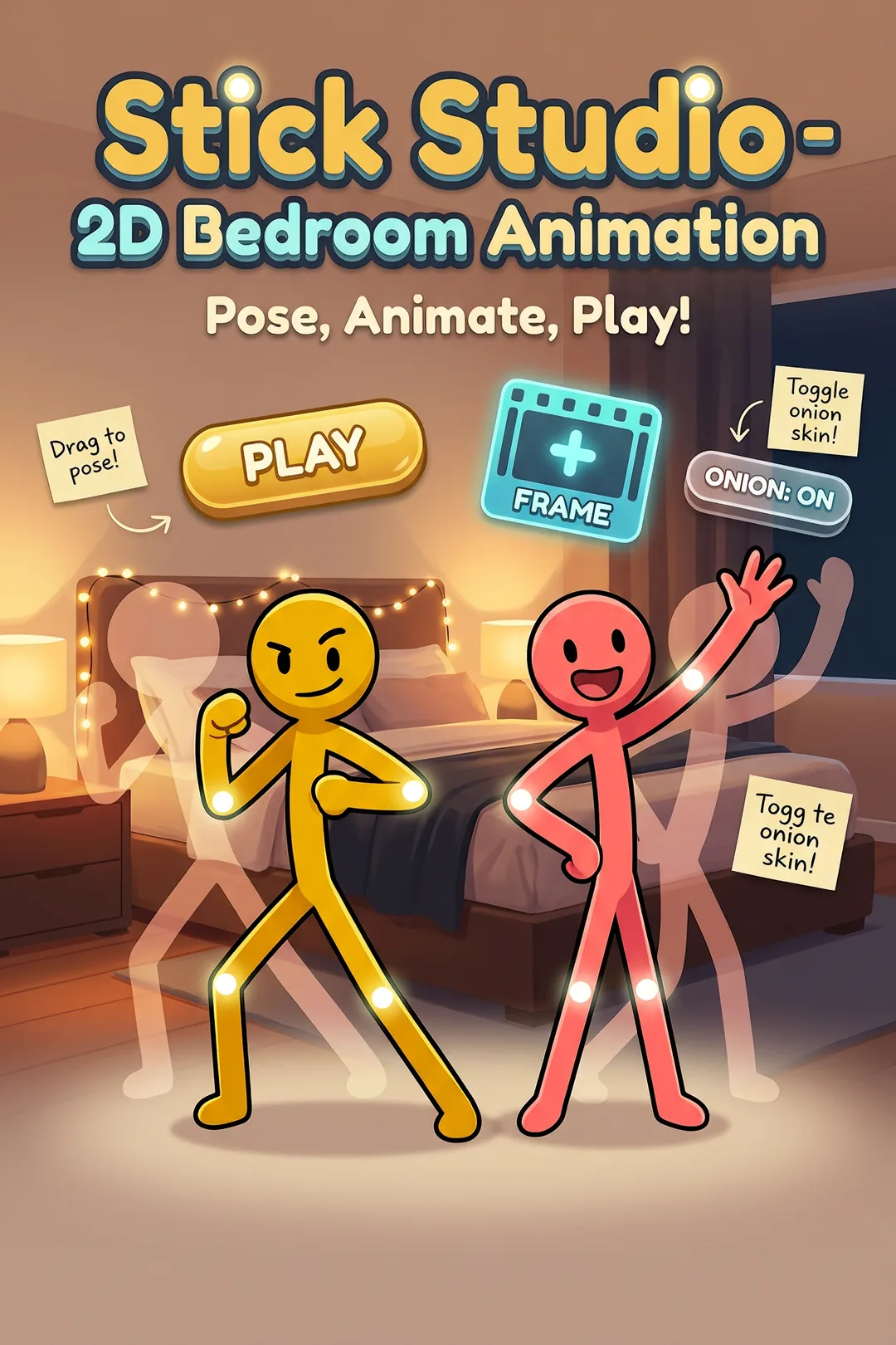Stick Studio - 2D Bedroom Animation