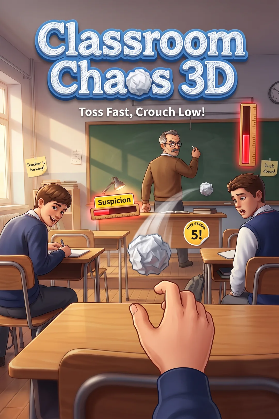 Classroom Chaos 3D(papertoss)