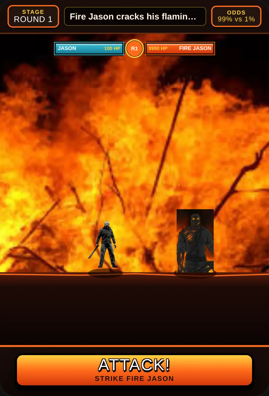 Jason vs Fire Jason cover