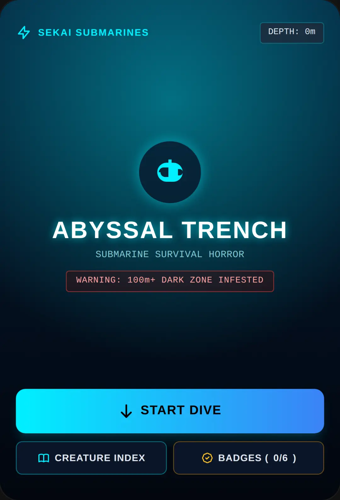 Abyssal Trench - Submarine Survival Horror cover
