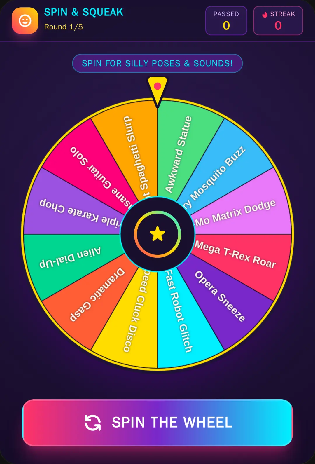 Spin & Squeak - Funny Party Challenges cover