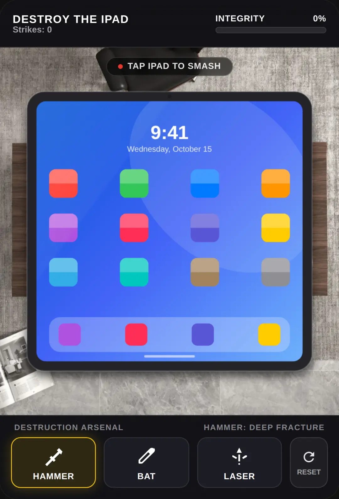 Destroyed The IPad cover