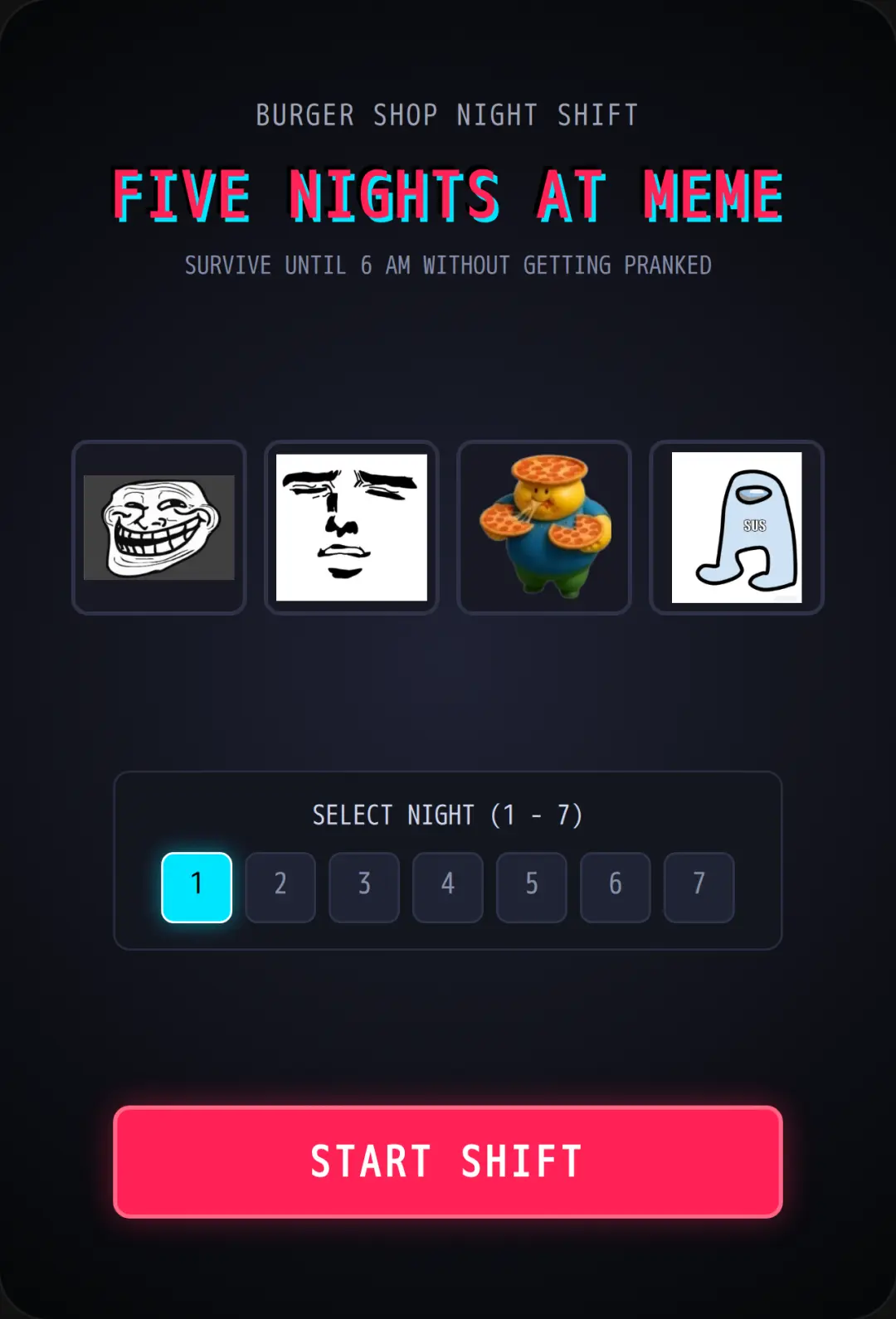 Five Nights at Meme cover