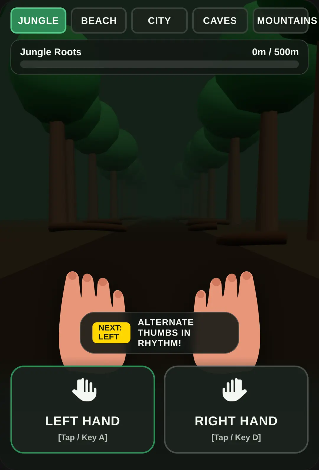 Hand Walker: Jungle, Beach & City cover