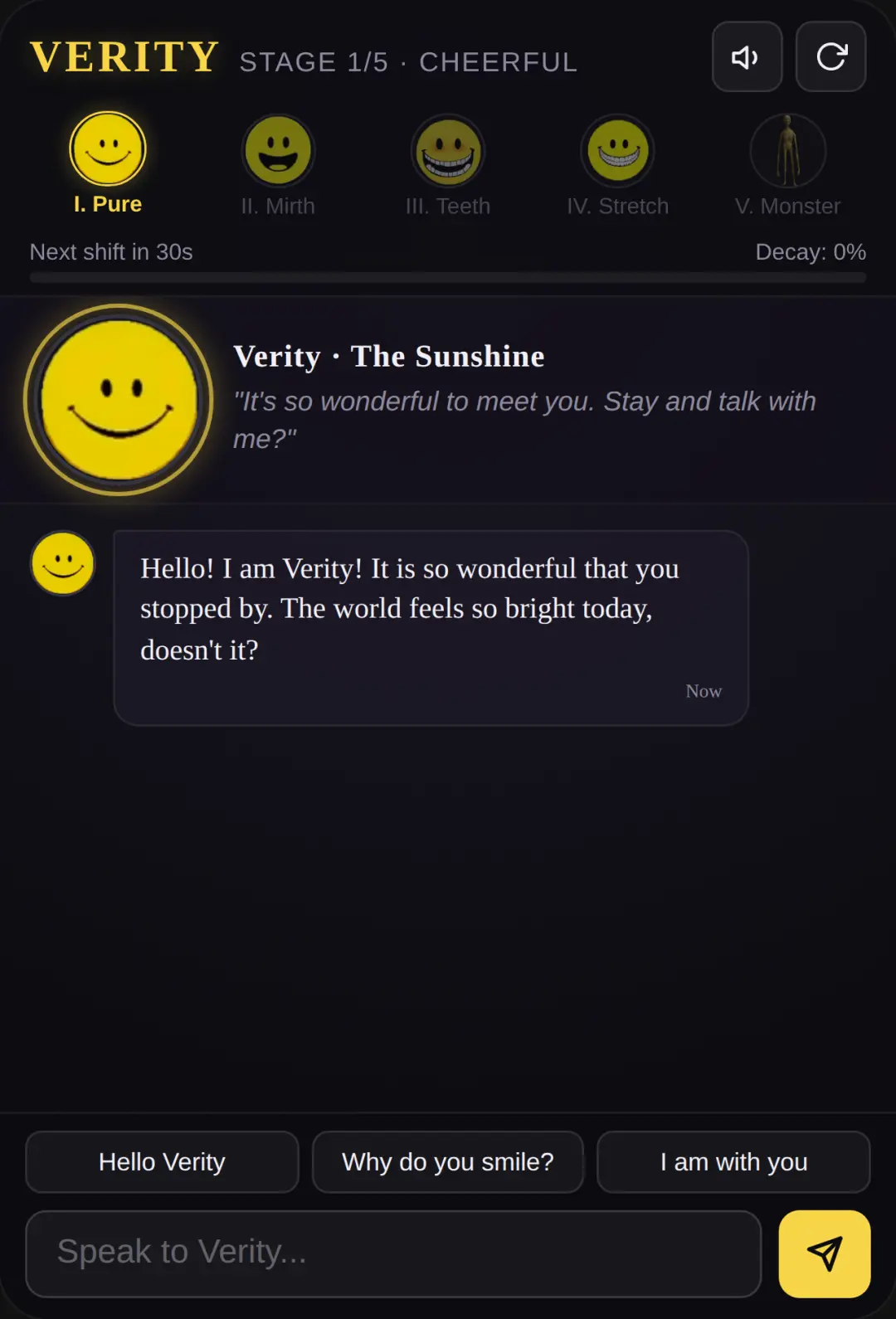 Verity cover
