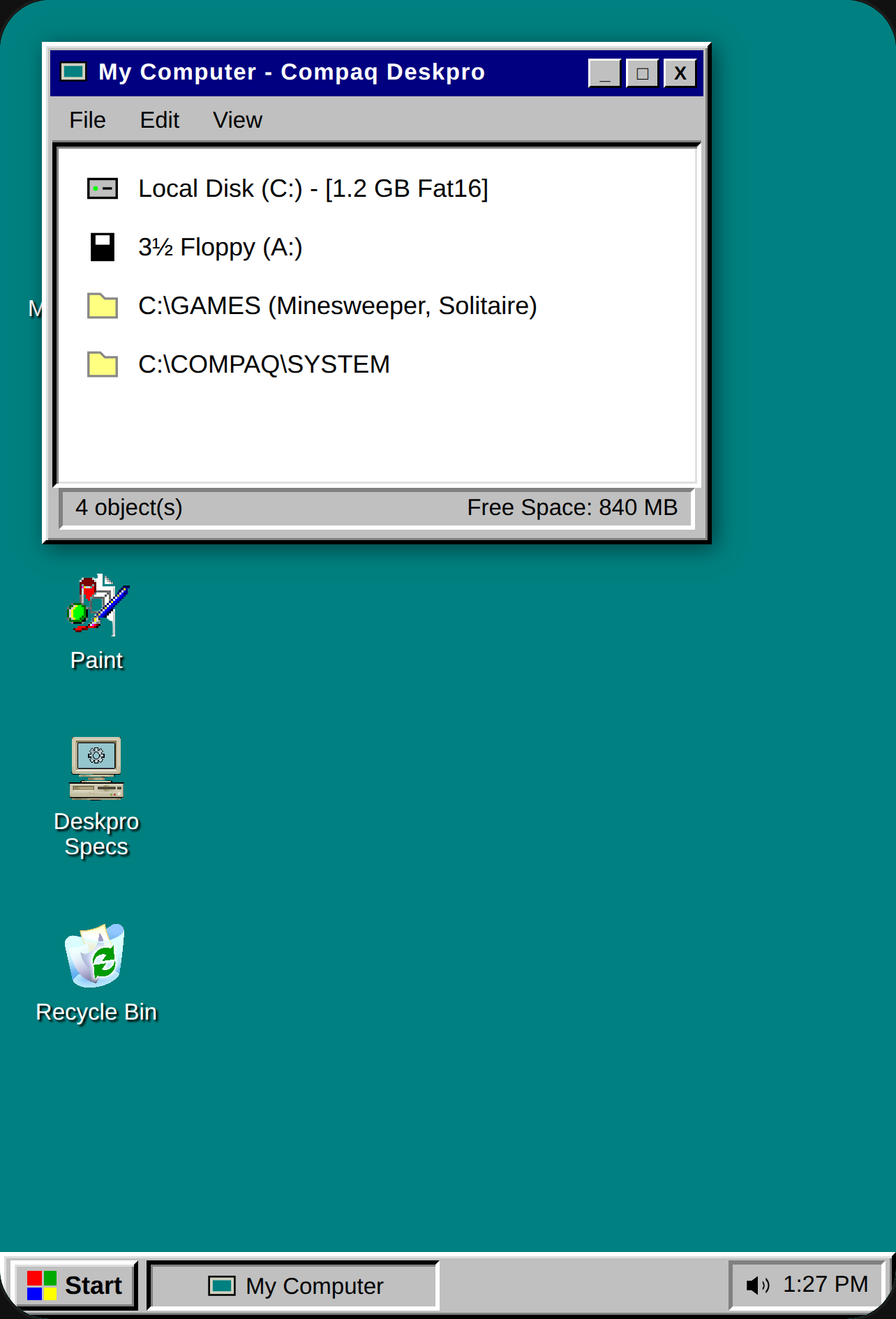 Compaq Deskpro OS cover
