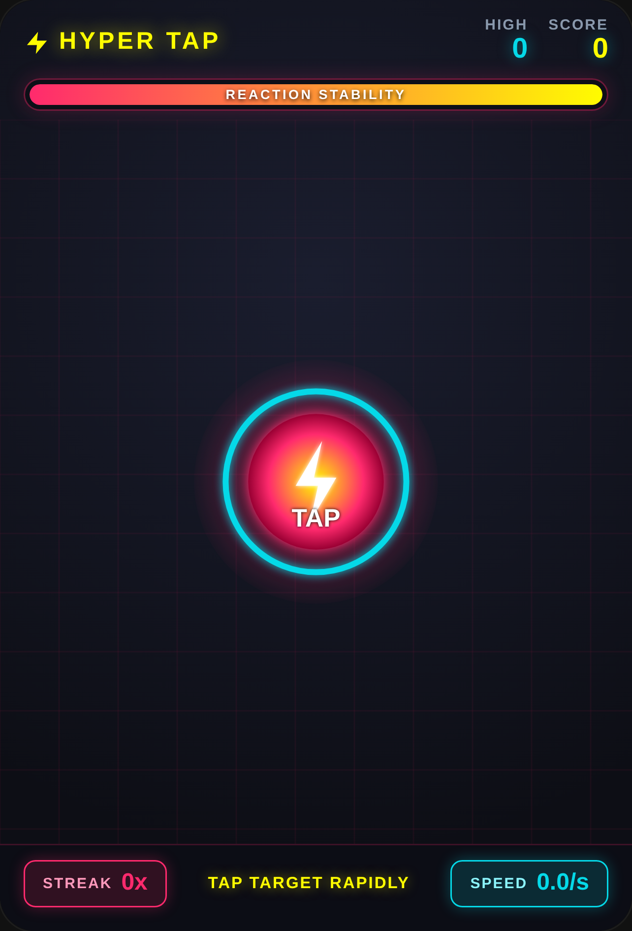 HYPER TAP — Reflex Speed Test cover