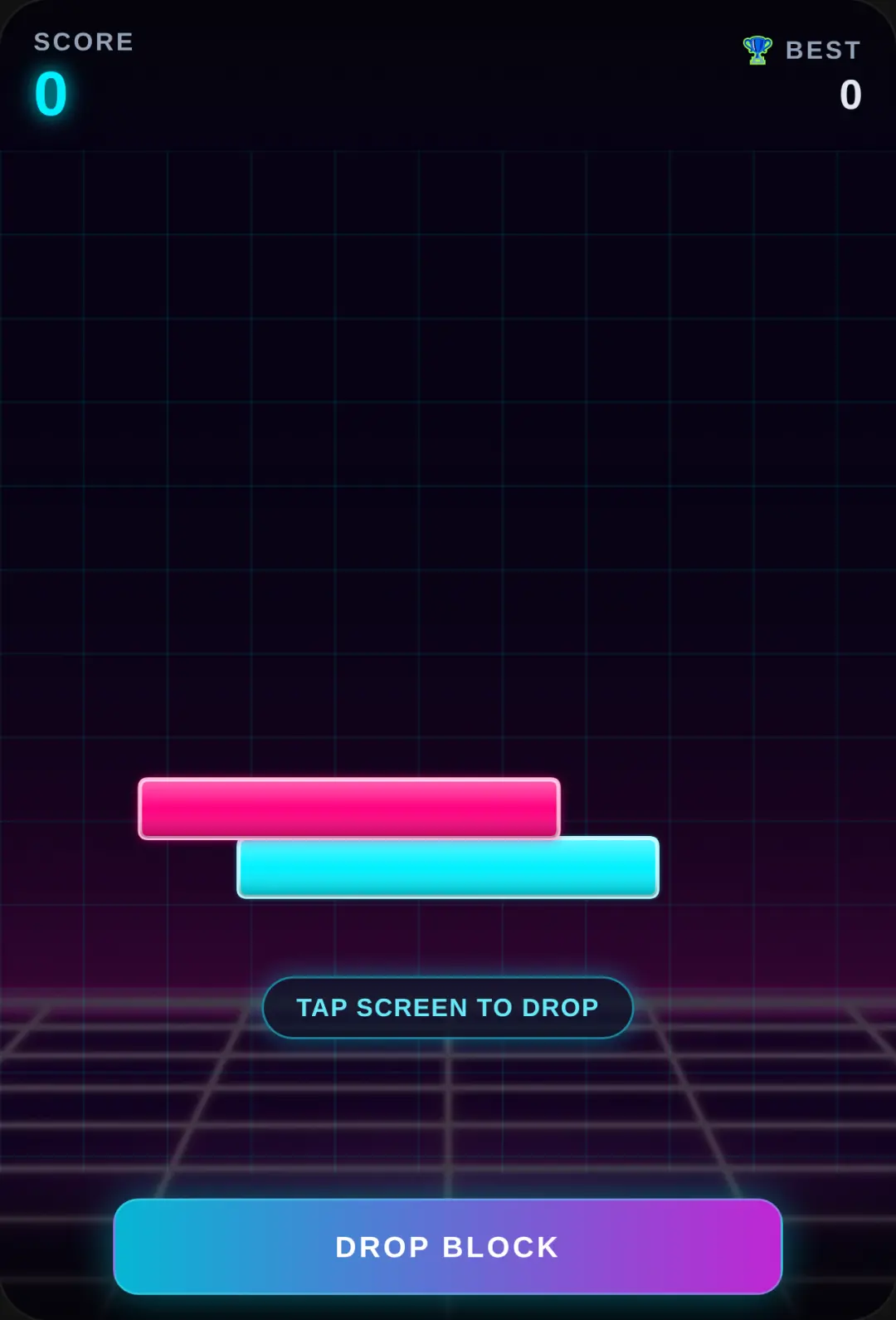 Neon Block Stacker cover