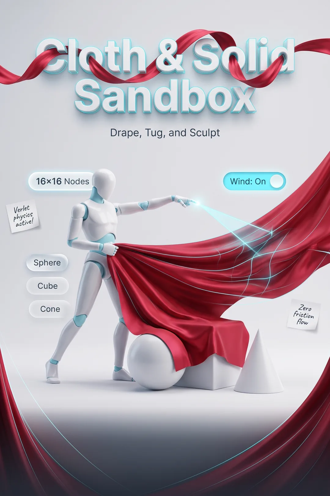 Cloth & Solid Sandbox