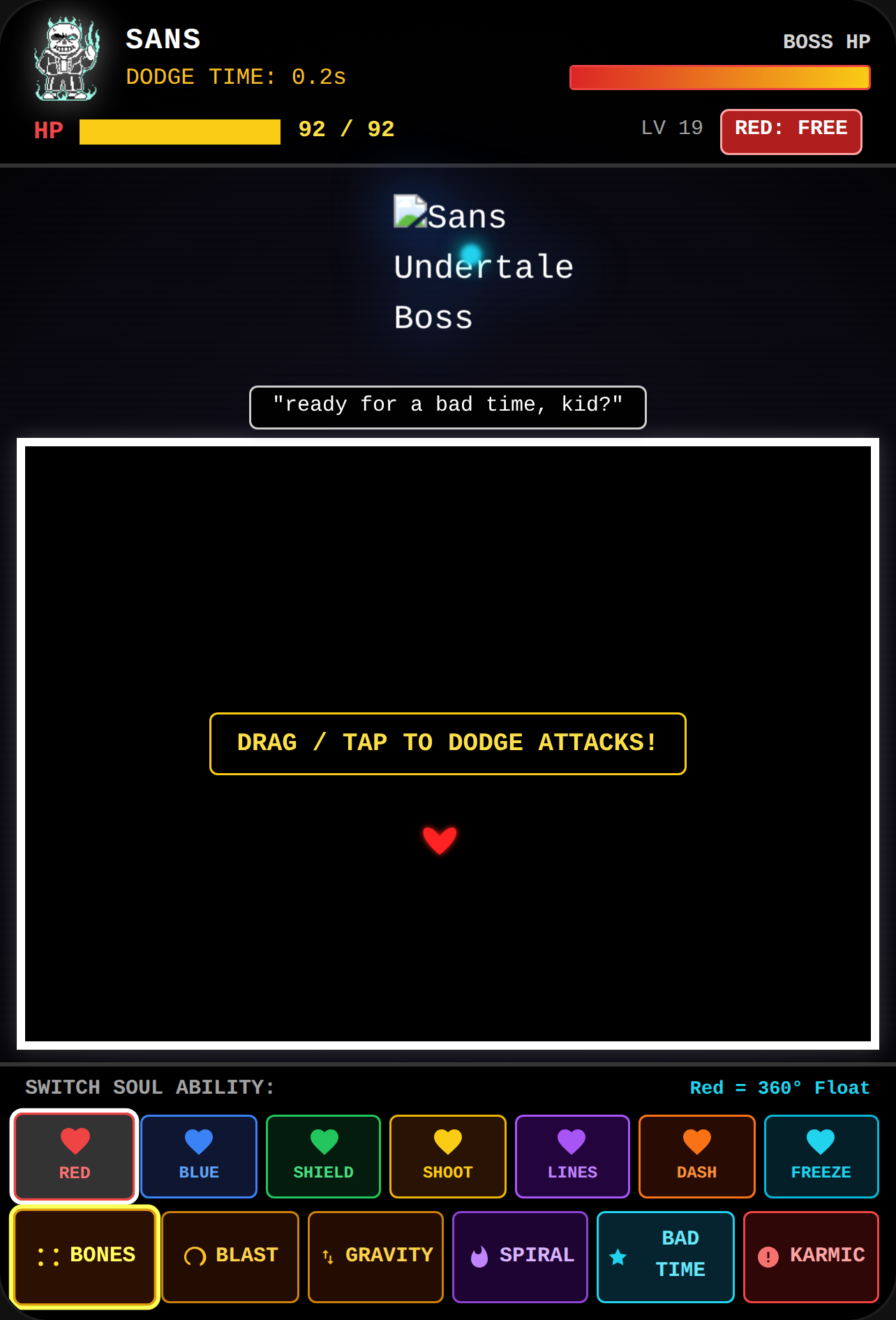 Undertale Soul Battle Simulator cover