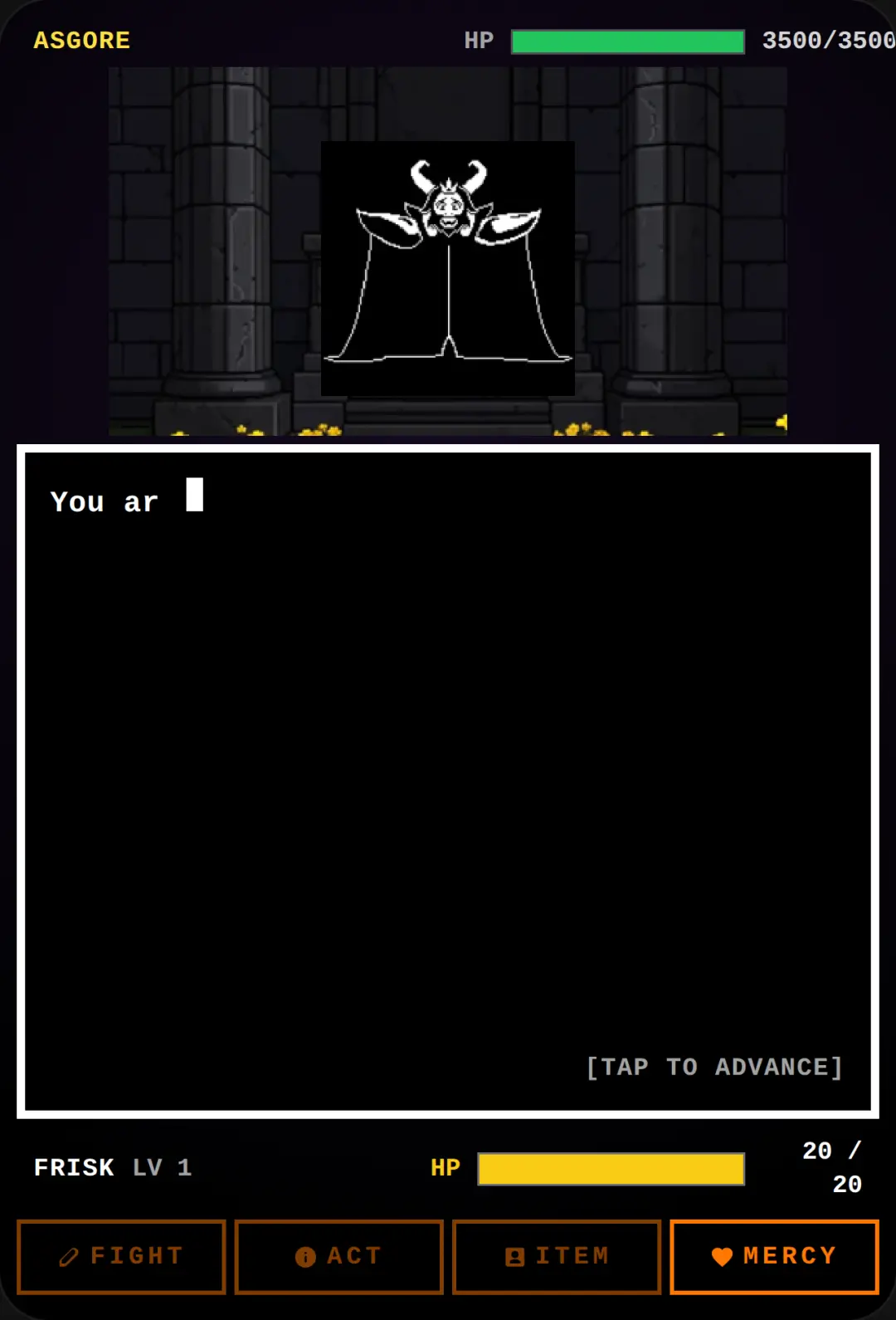 Undertale - King Asgore Boss Fight cover
