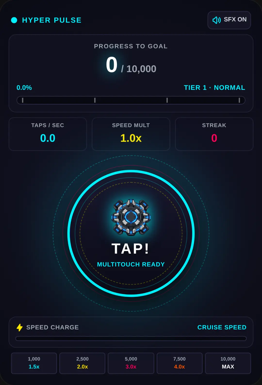 10,000 TAPS · SPEED PULSE cover