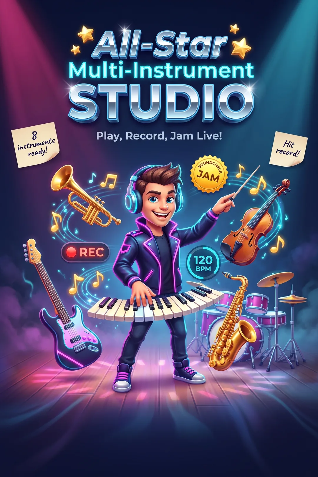 All-Star Multi-Instrument Studio