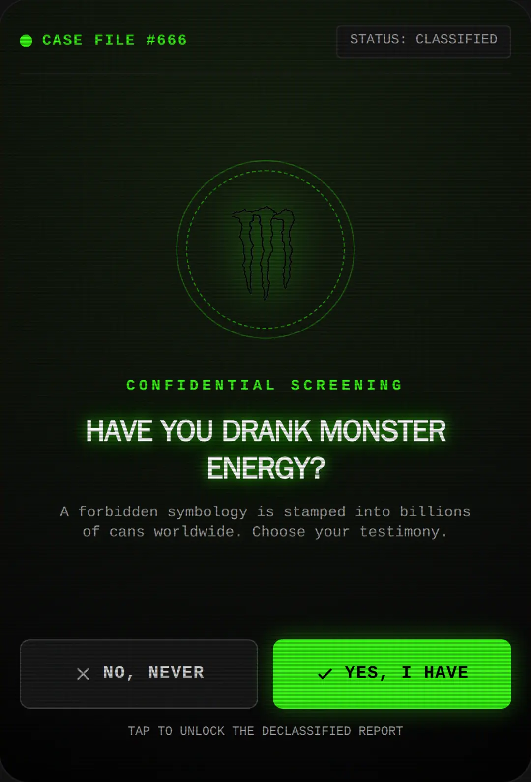 Monster Energy Claw Secret cover