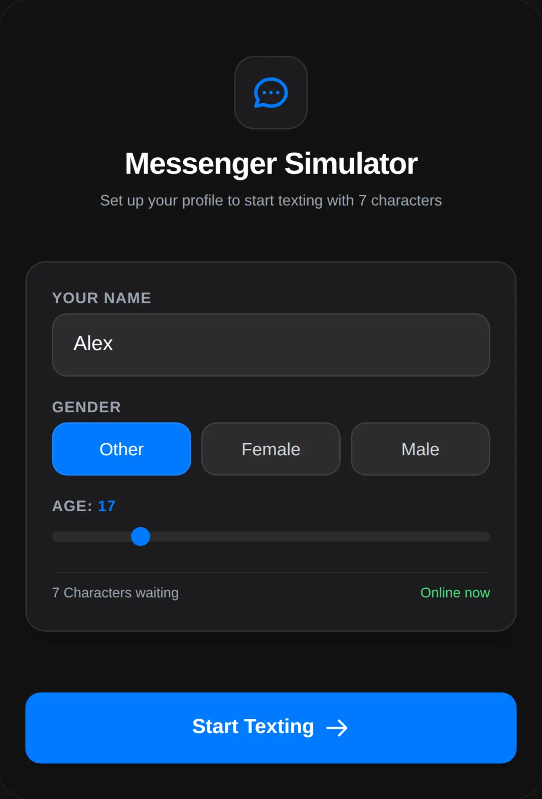 Texting Simulator cover