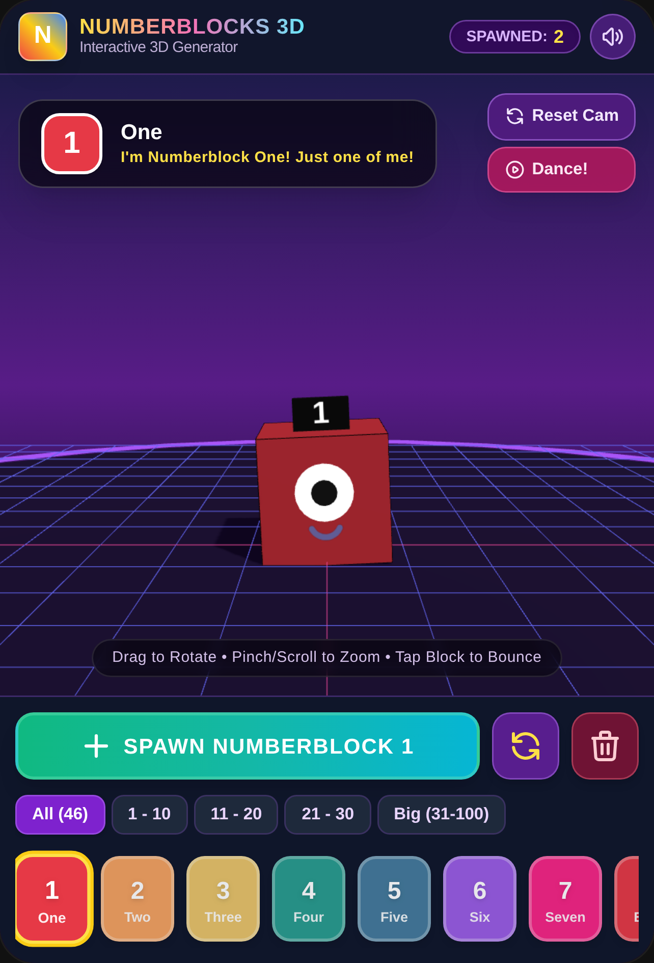 Numberblocks 3D Generator cover