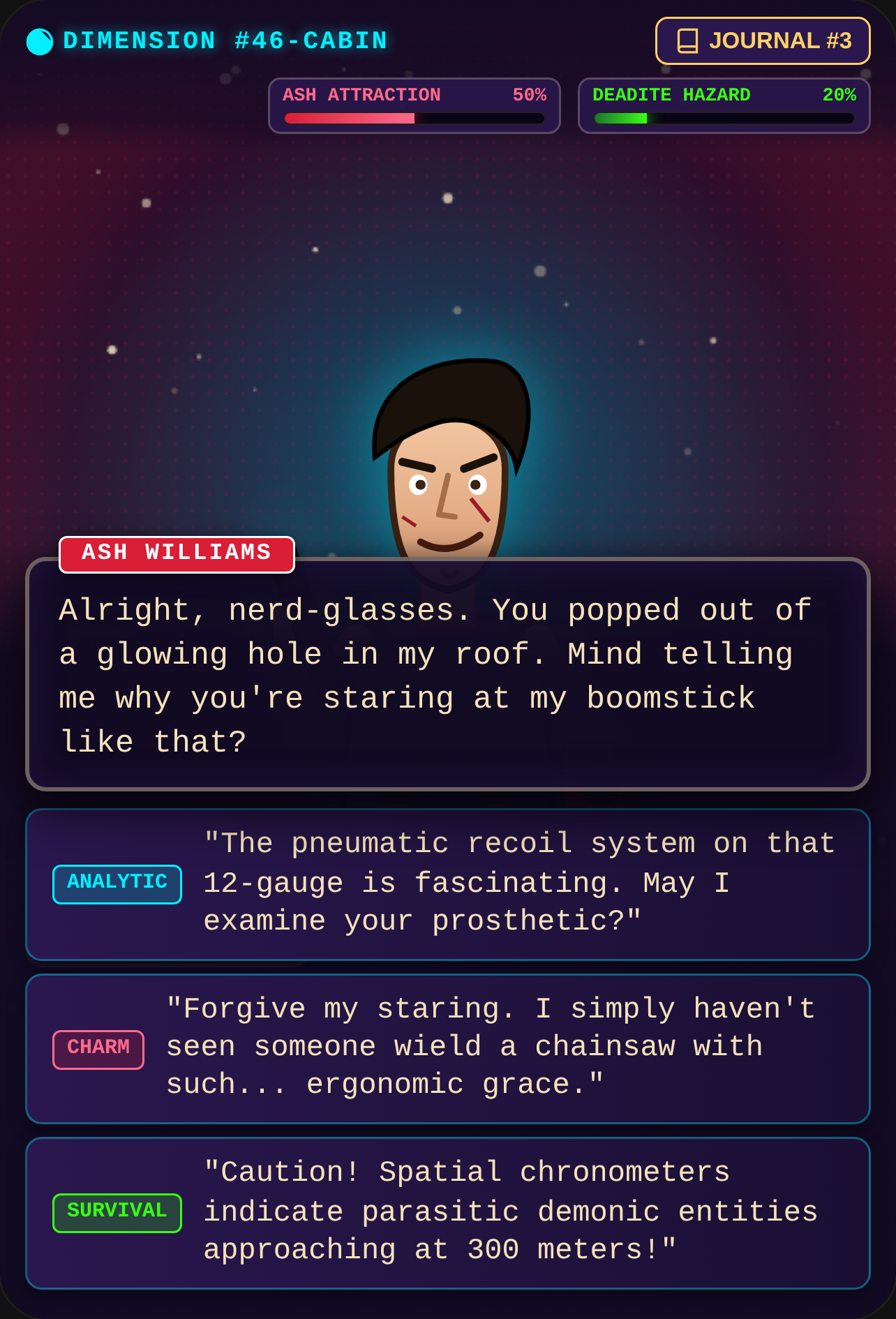 Multiverse Dating Sim: Ash Williams & Stanford Pines cover