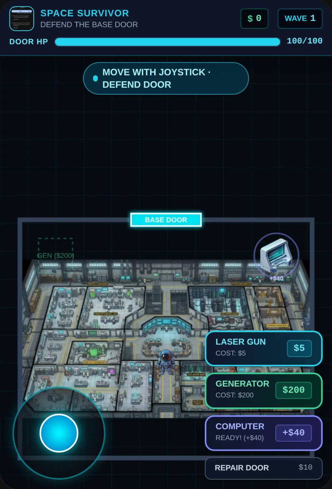 Space Survivor: Base Defense cover