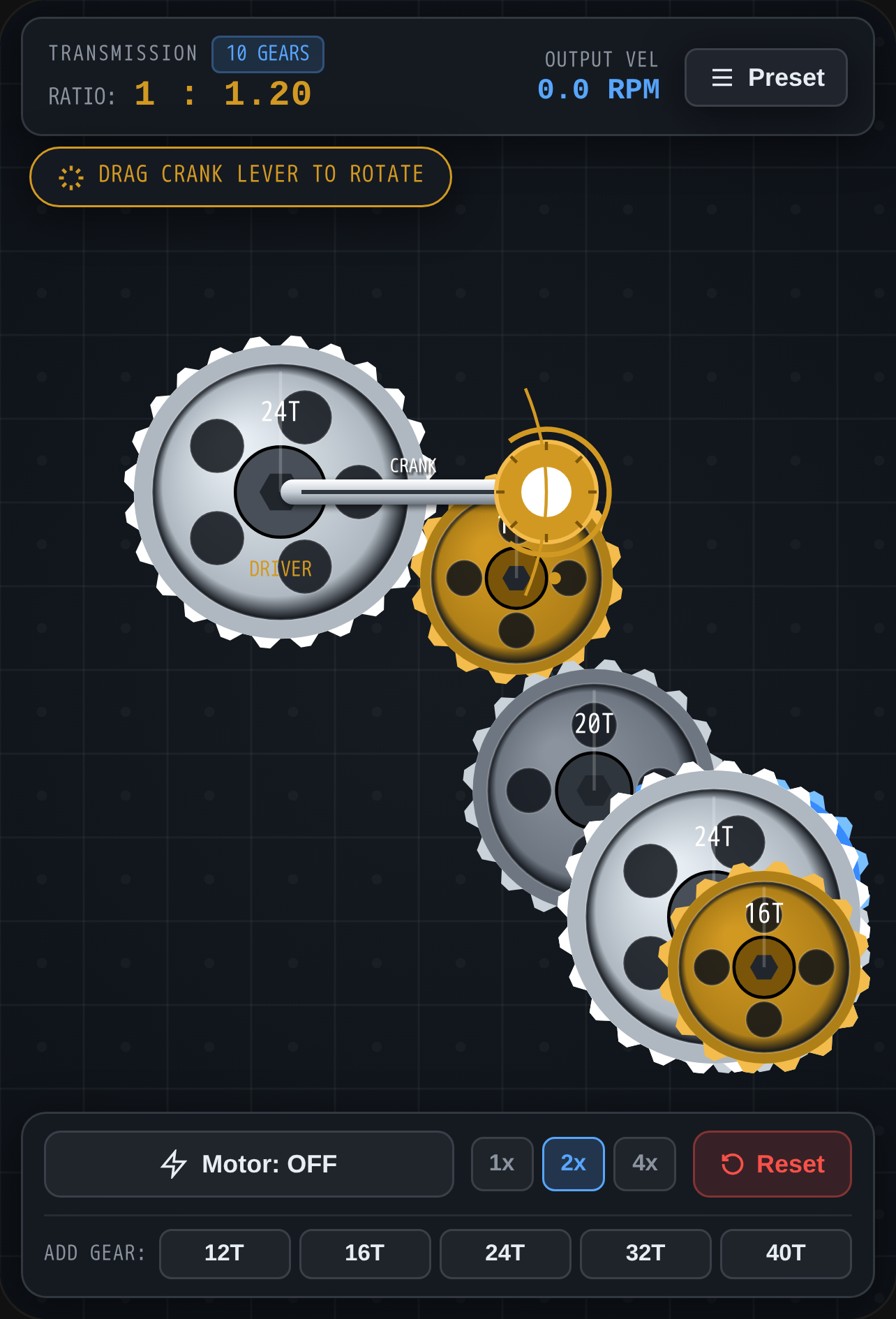 Precision Gear Ratio Sandbox cover