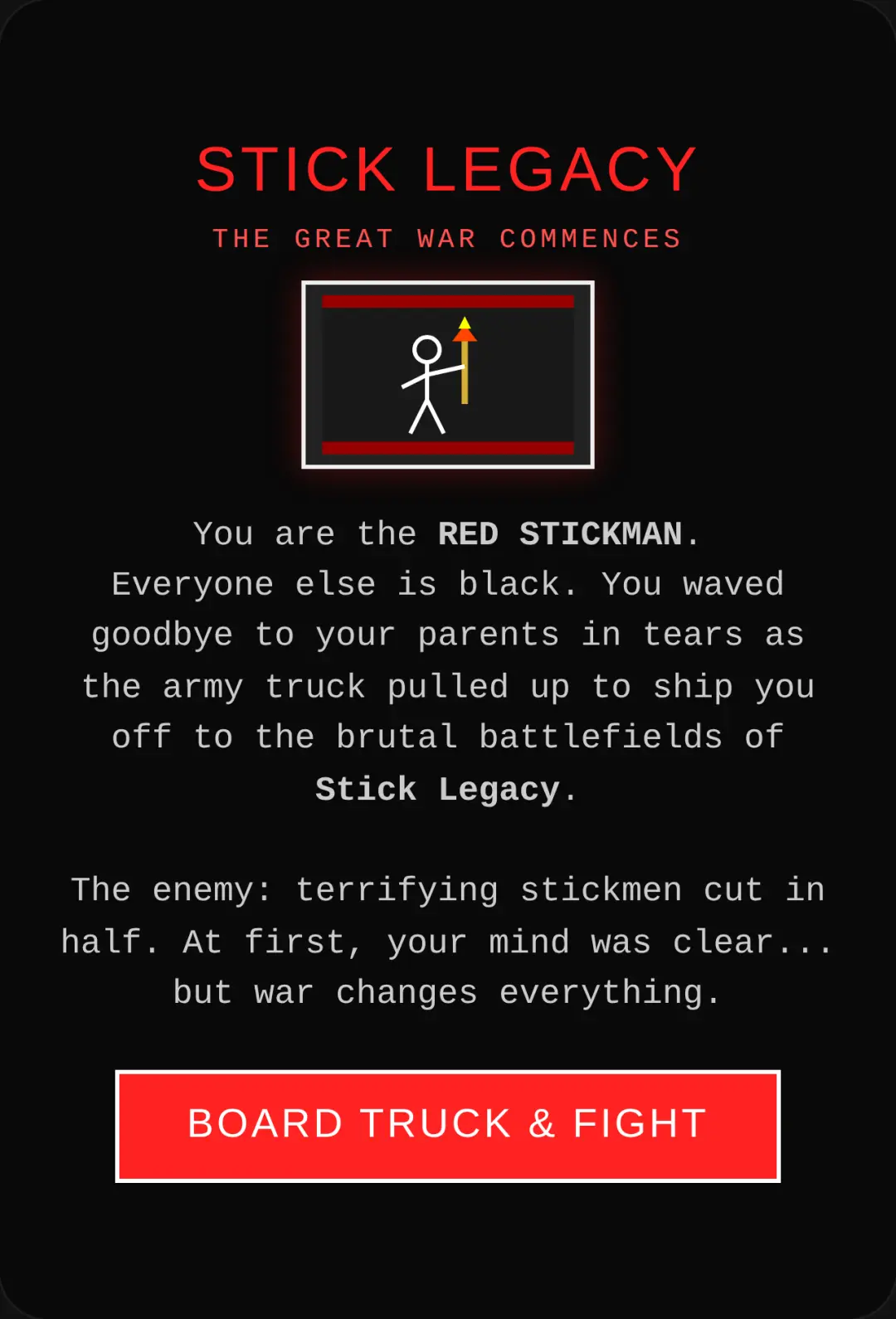 Stick Legacy: War & PTSD cover