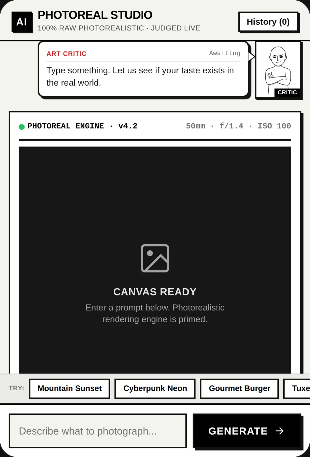Skababdo stickman judges your horrible photos on how much water you are wasting. cover