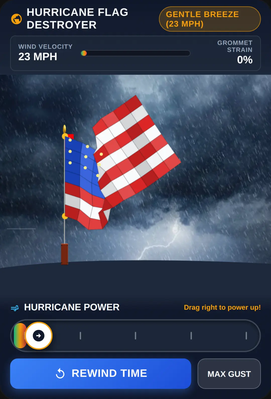 Hurricane Flag cover
