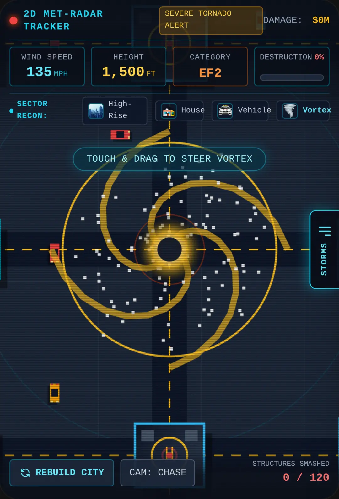 Vortex Annihilation: 2D Storm Sandbox cover