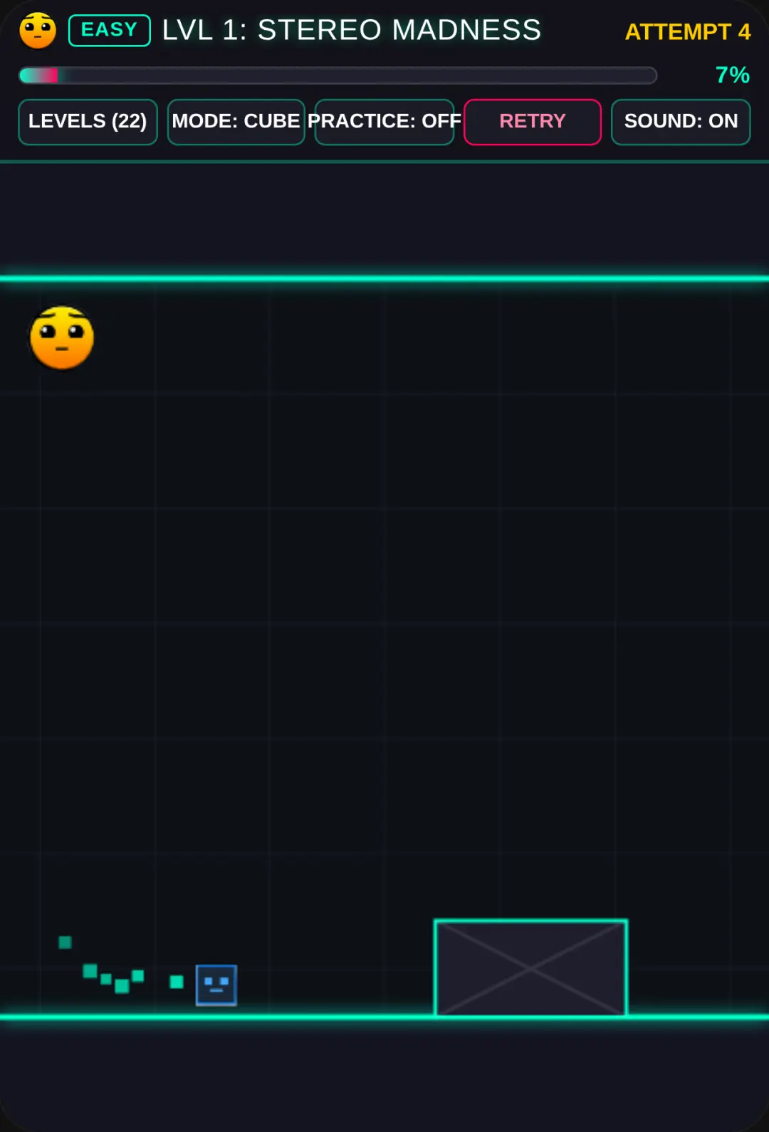 Geometry Dash - 8 Modes and 22 Levels cover