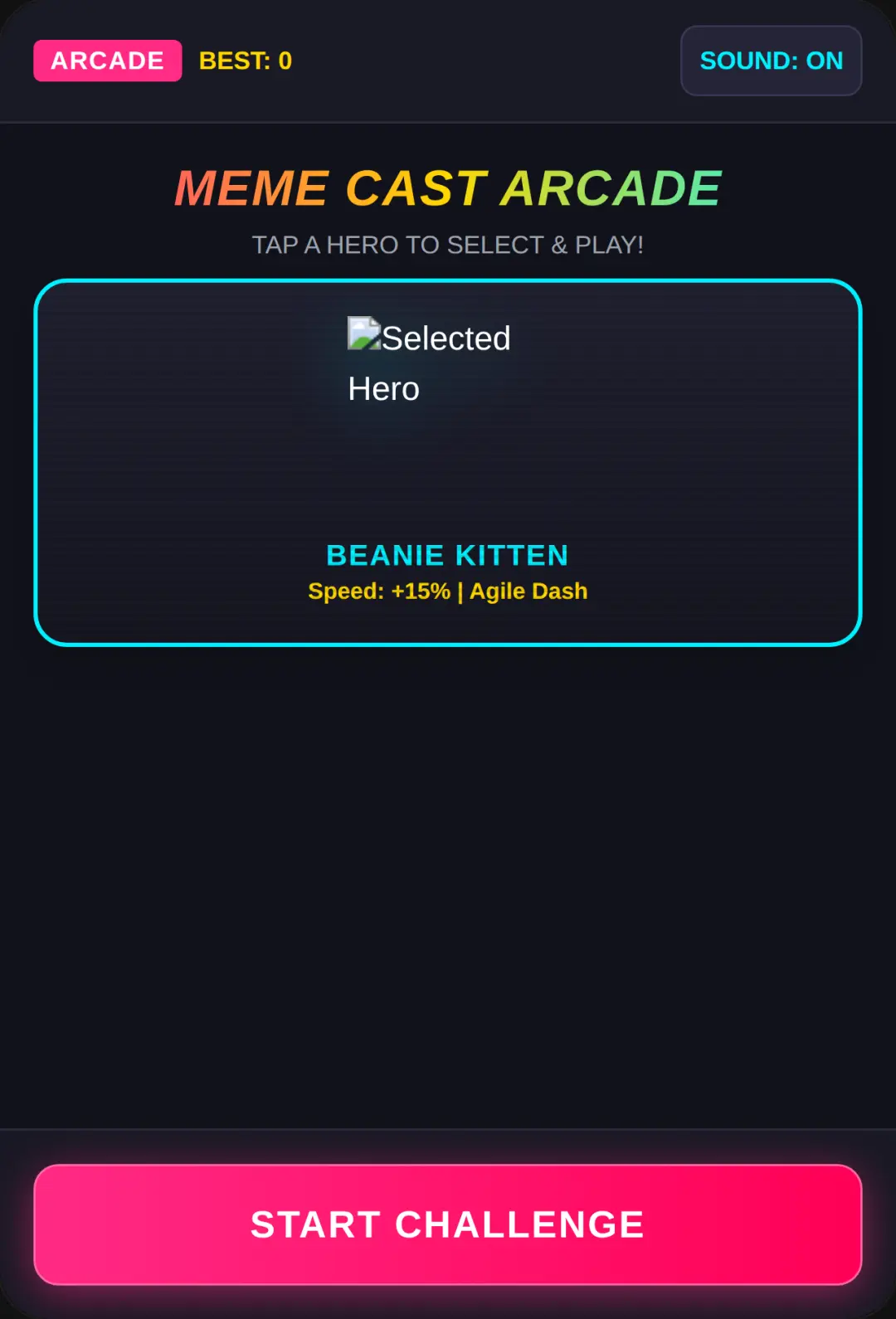 Meme Arcade Hub cover