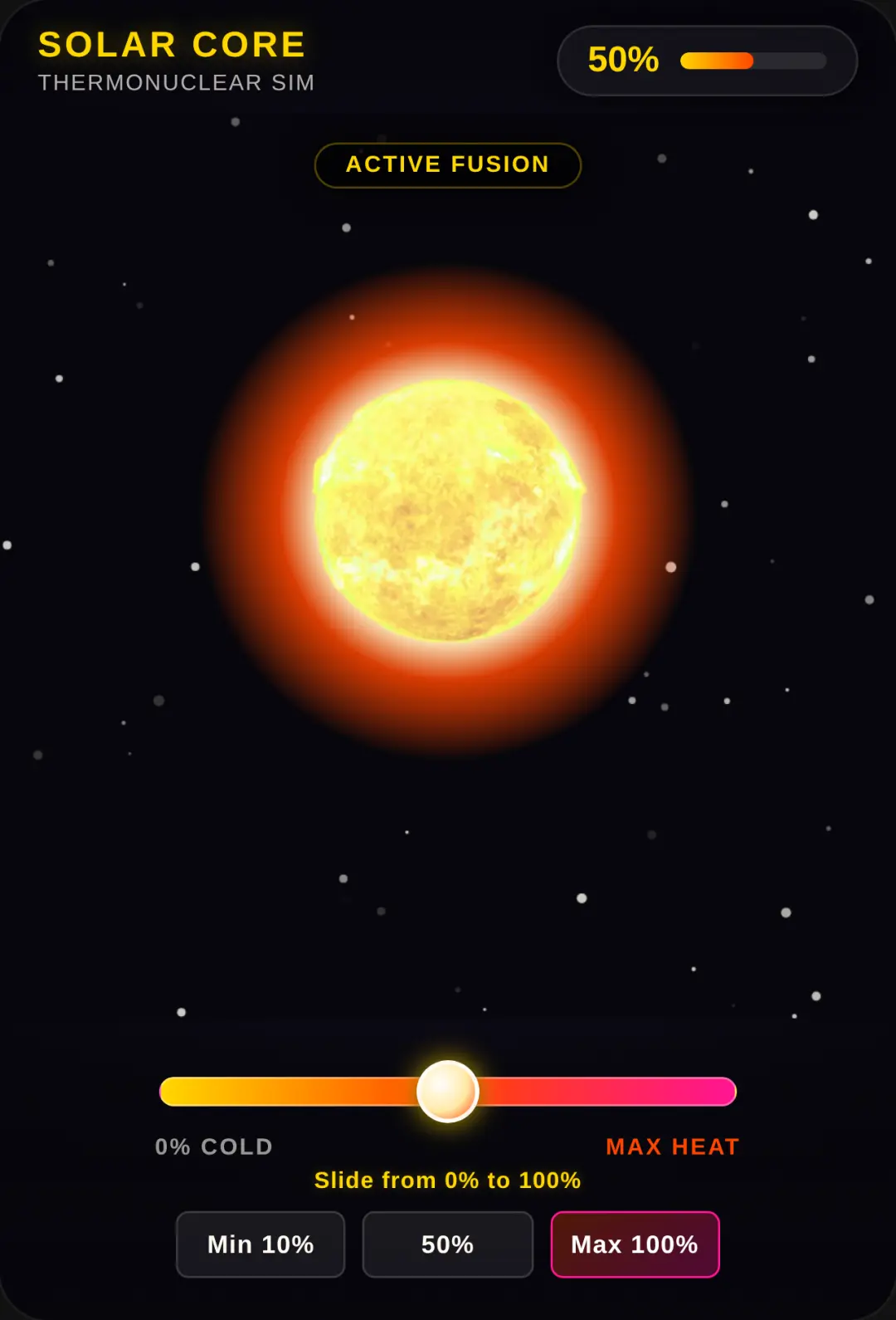 Solar Core - Heat Adjuster cover