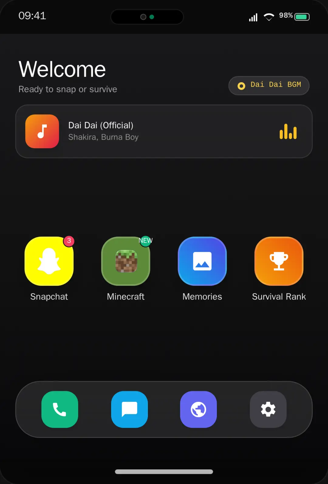 Smartphone OS - Snapchat & Minecraft cover