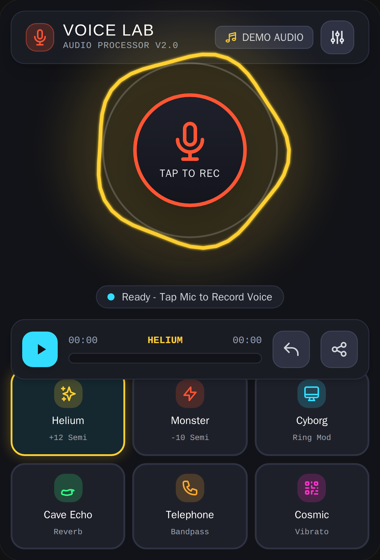 Voice Lab - Audio Visualizer & FX 1.0
