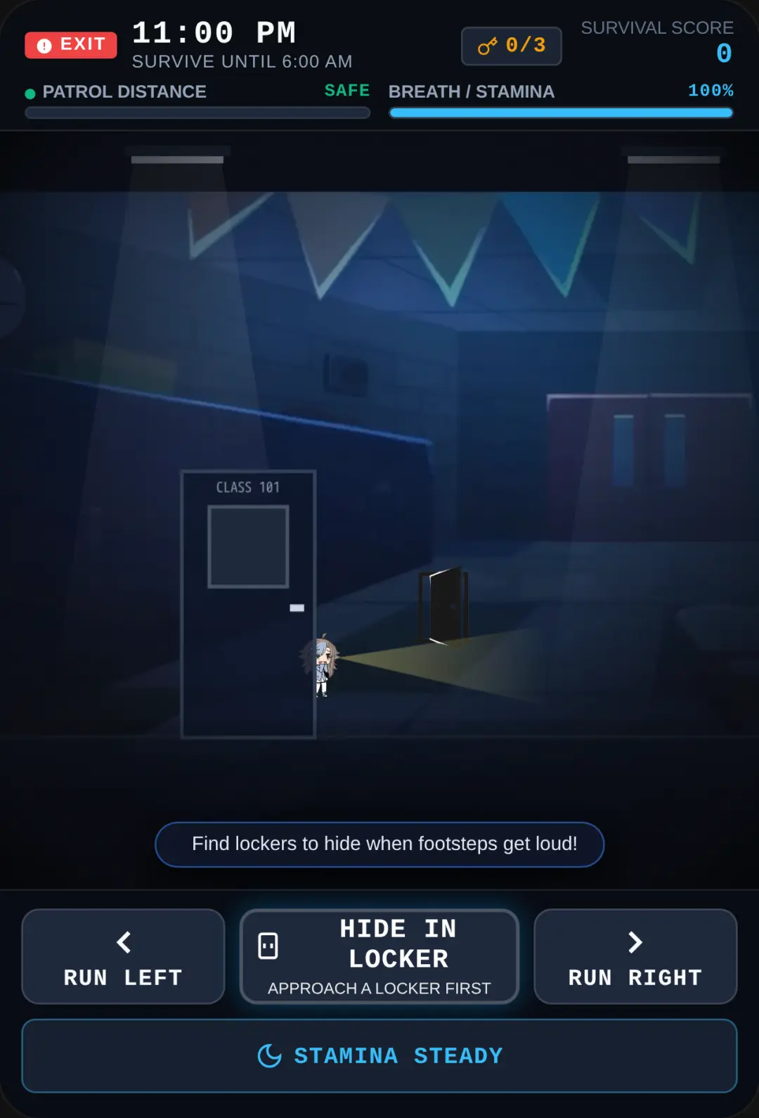 Night Patrol: School Escape Be safe cover